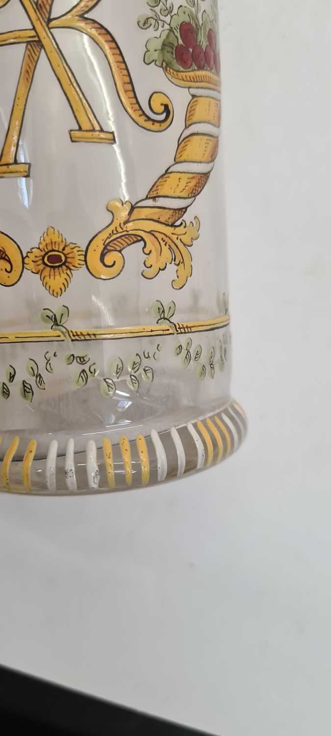 A group of enamelled Historismus glass - Image 30 of 42