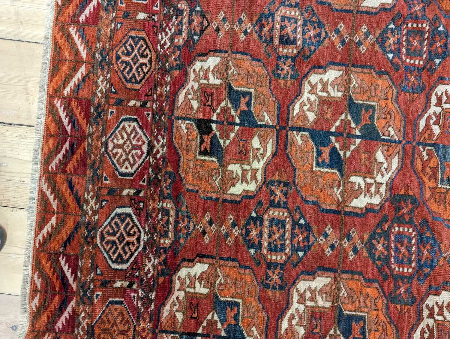 A Tekke Turkmen carpet - Image 24 of 46