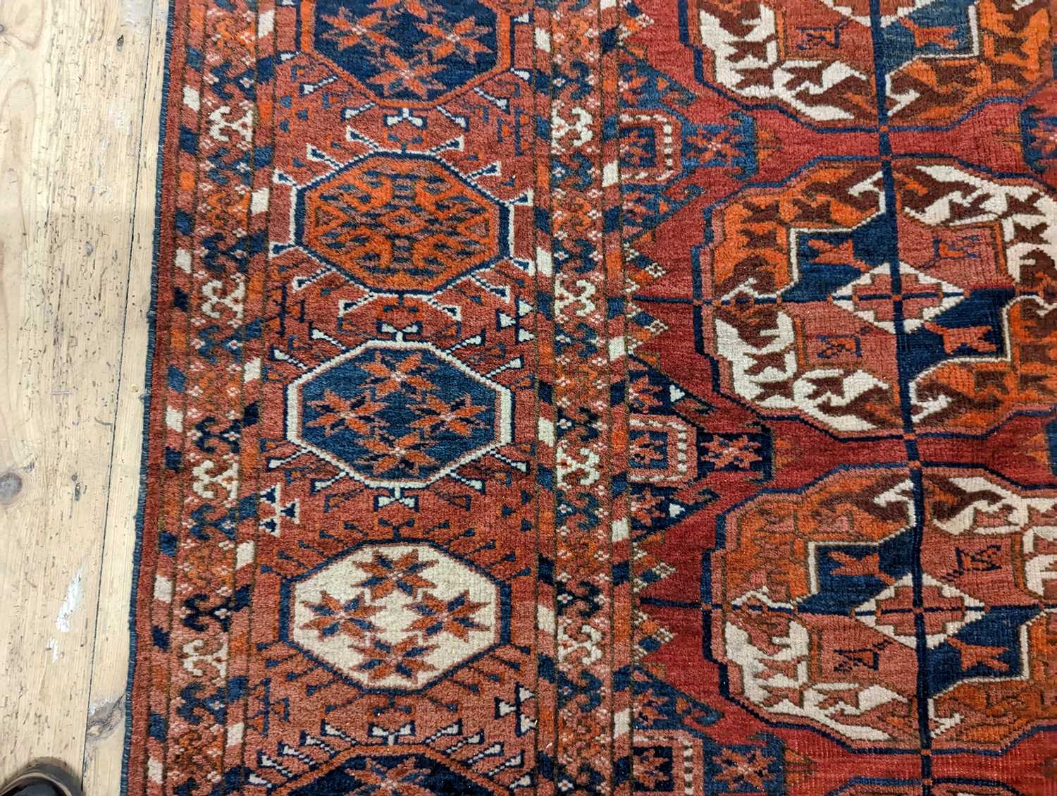 A Tekke Turkmen carpet - Image 26 of 46