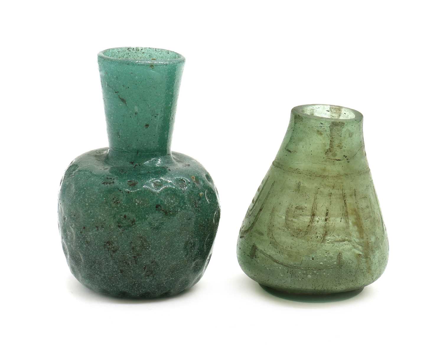 An early Islamic glass vase