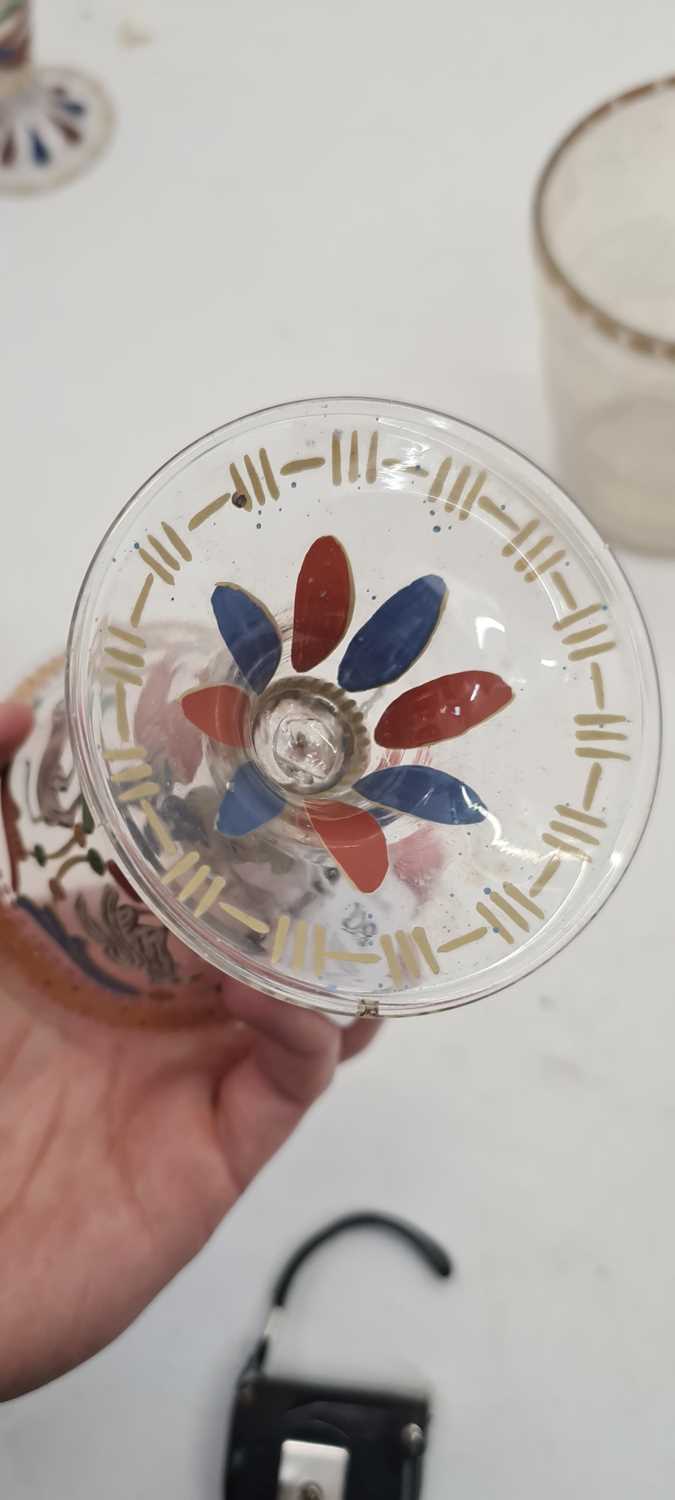 A group of enamelled Historismus glass - Image 40 of 42