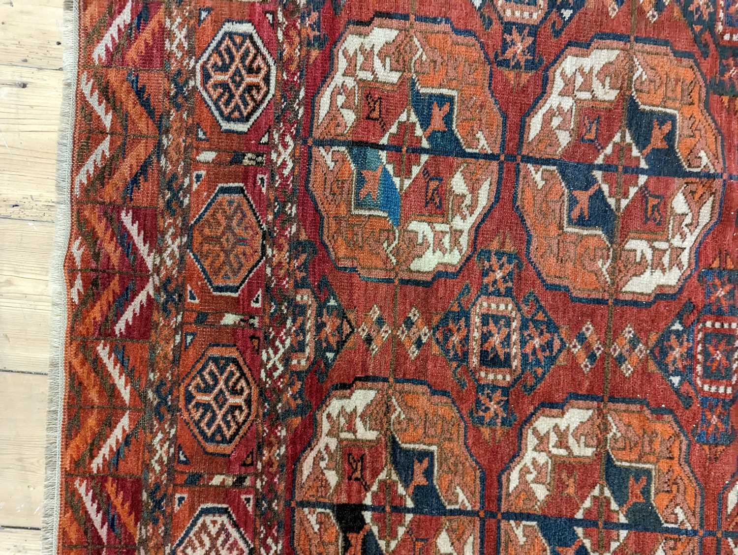 A Tekke Turkmen carpet - Image 28 of 46