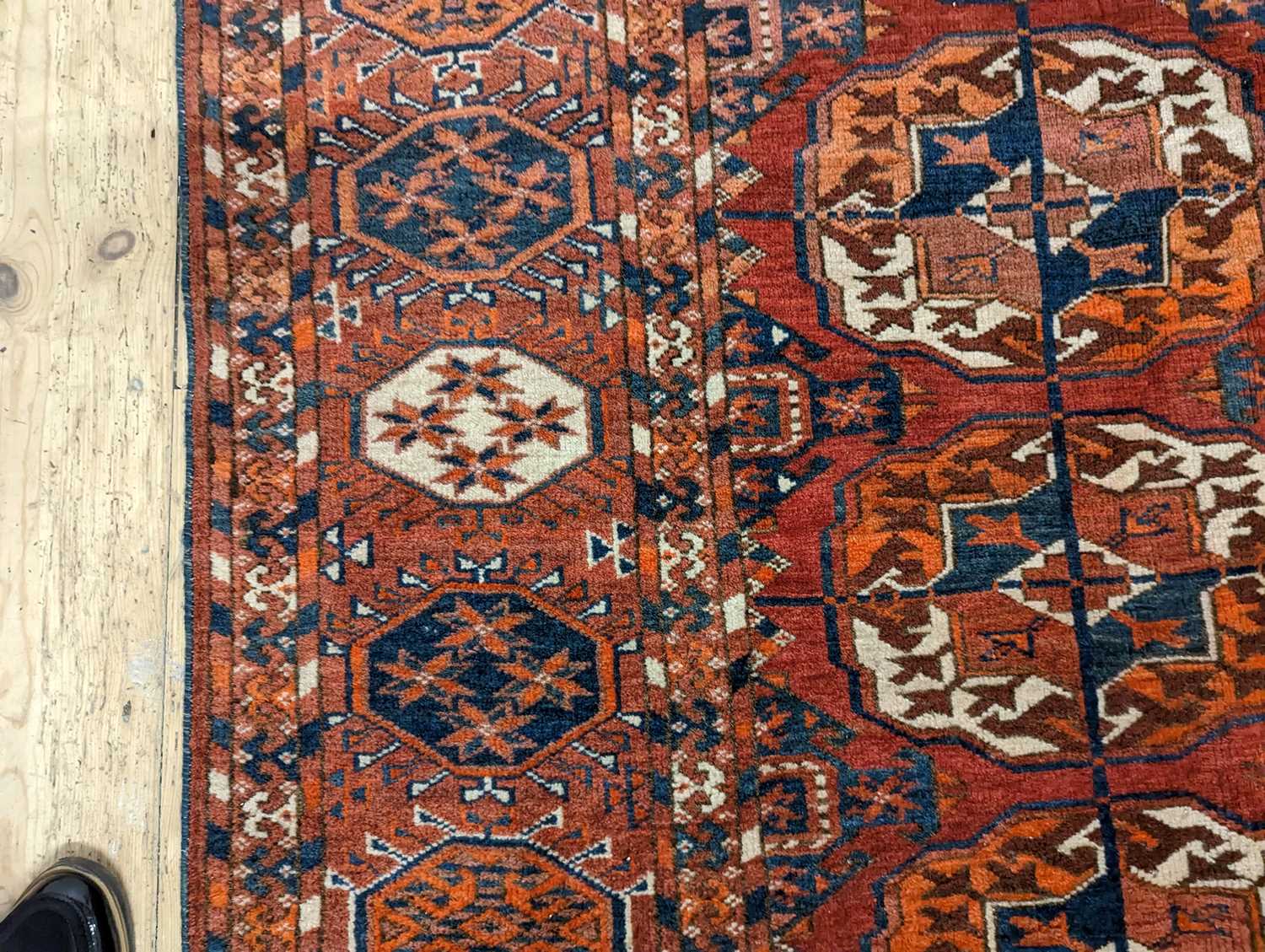 A Tekke Turkmen carpet - Image 30 of 46