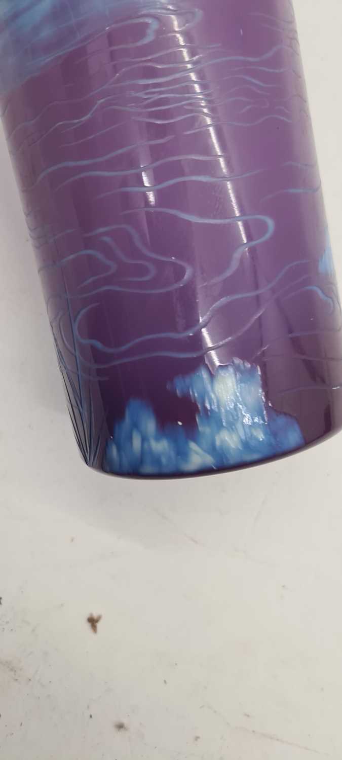 A Stevens & Williams three colour intaglio cut glass vase - Image 12 of 23