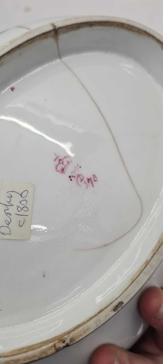 A Dresden porcelain bowl - Image 8 of 8