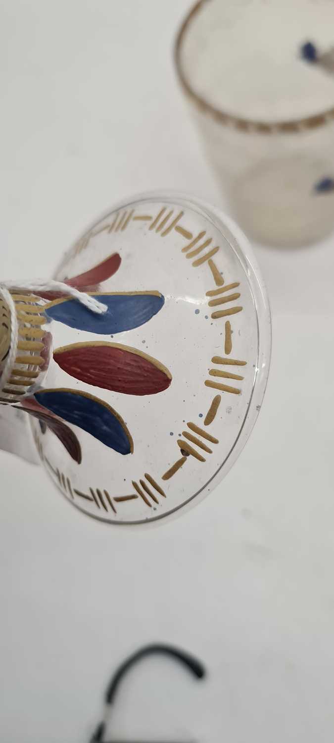 A group of enamelled Historismus glass - Image 35 of 42