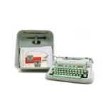 A Hermes 3000 portable typewriter