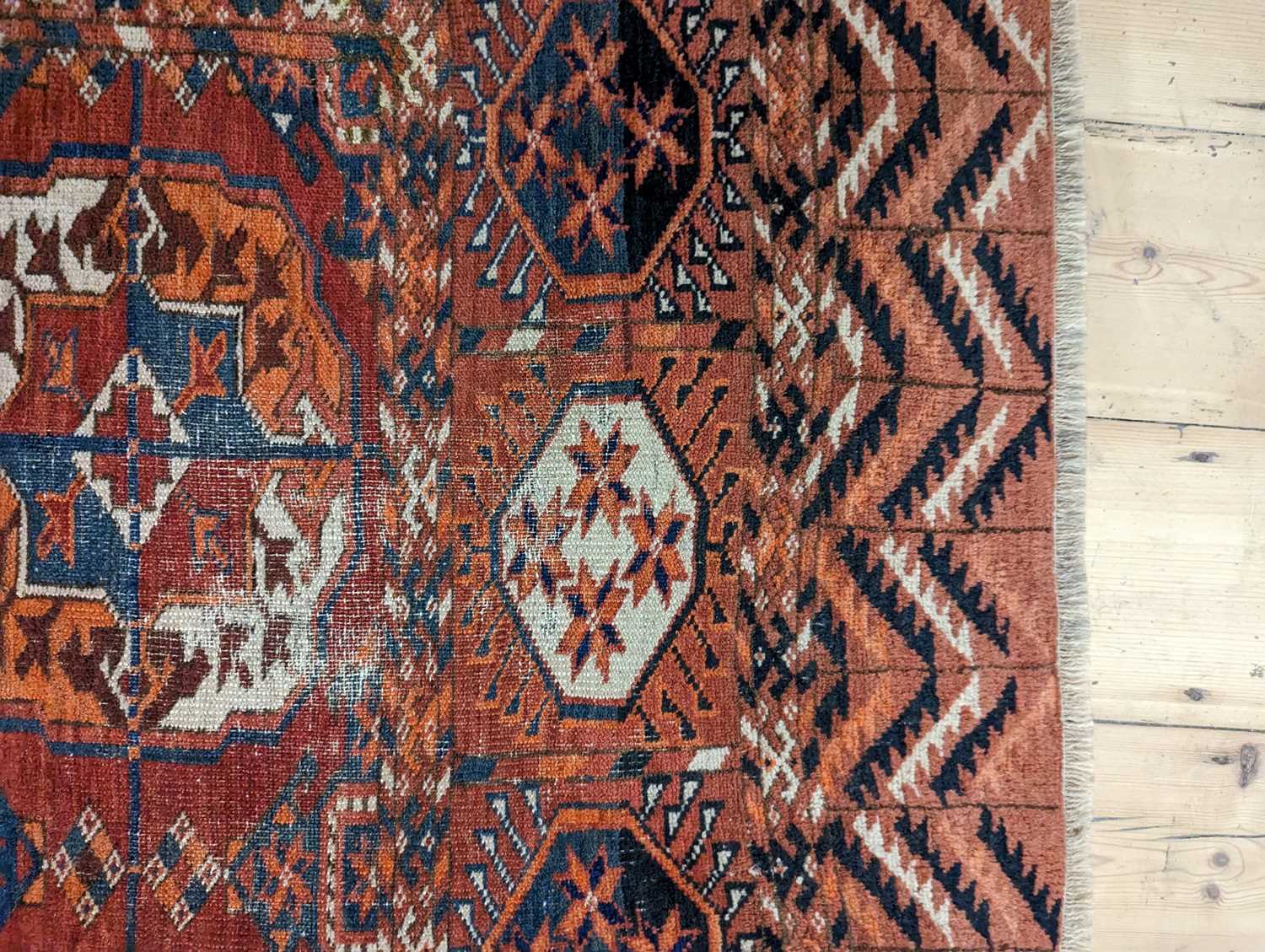 A Tekke Turkmen carpet - Image 33 of 46