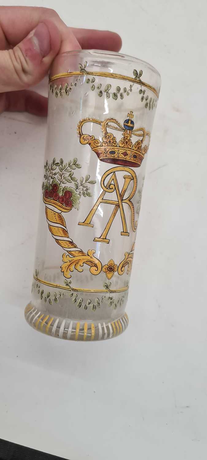 A group of enamelled Historismus glass - Image 29 of 42