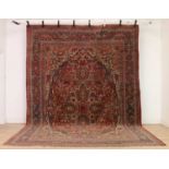 A Tabriz rug