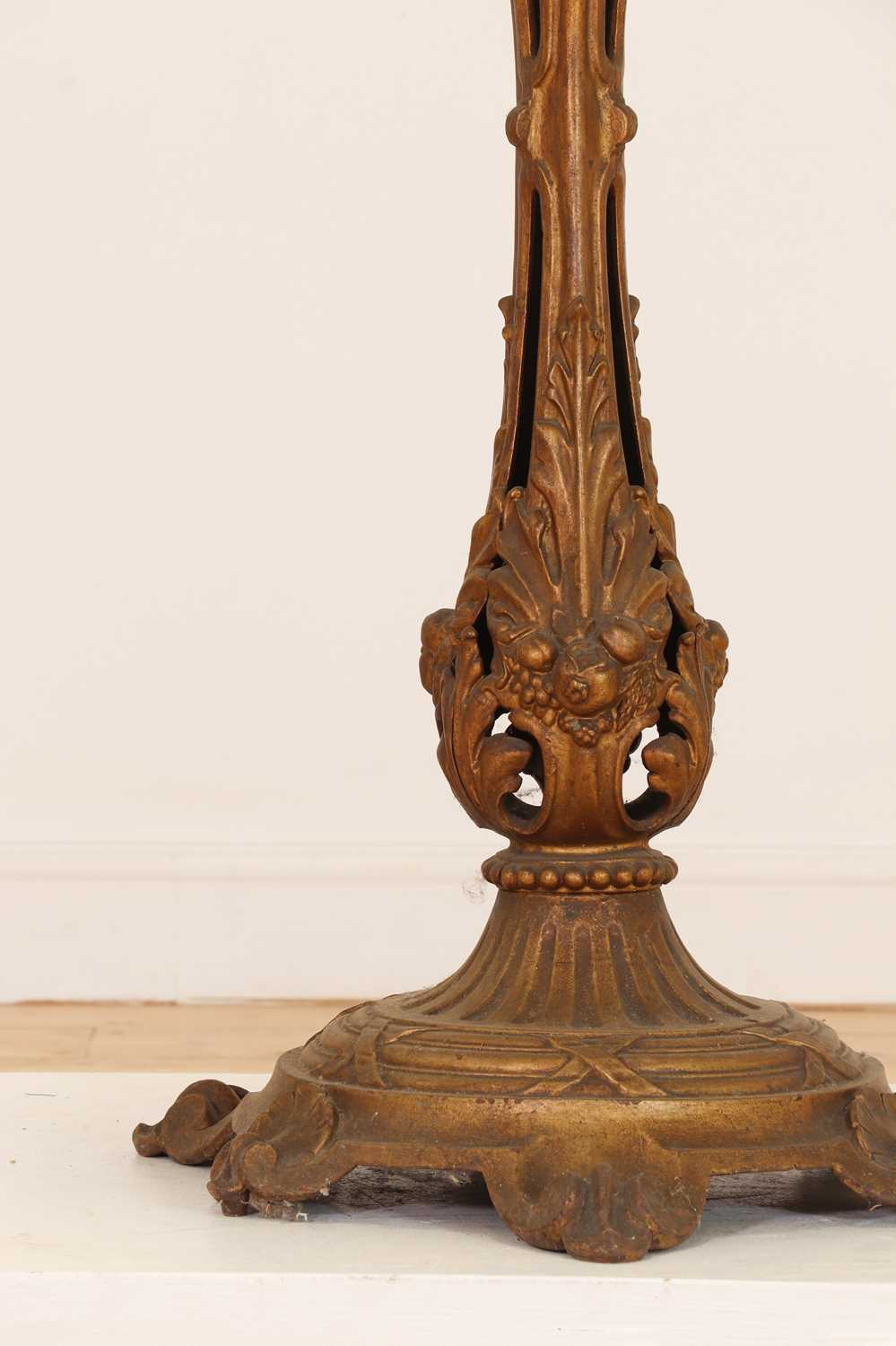 A grand-tour-style bronze and marble occasional table, - Image 13 of 27