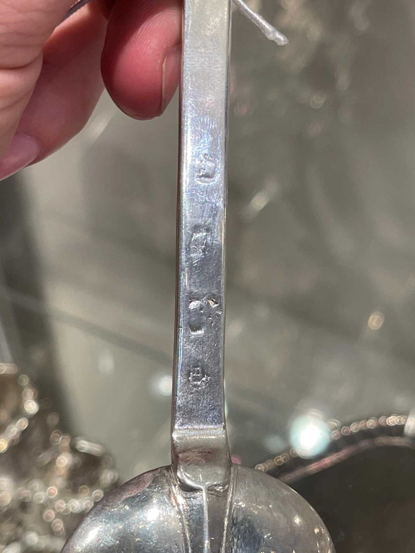 A Charles II East Anglian provincial silver trefid spoon, - Image 9 of 10