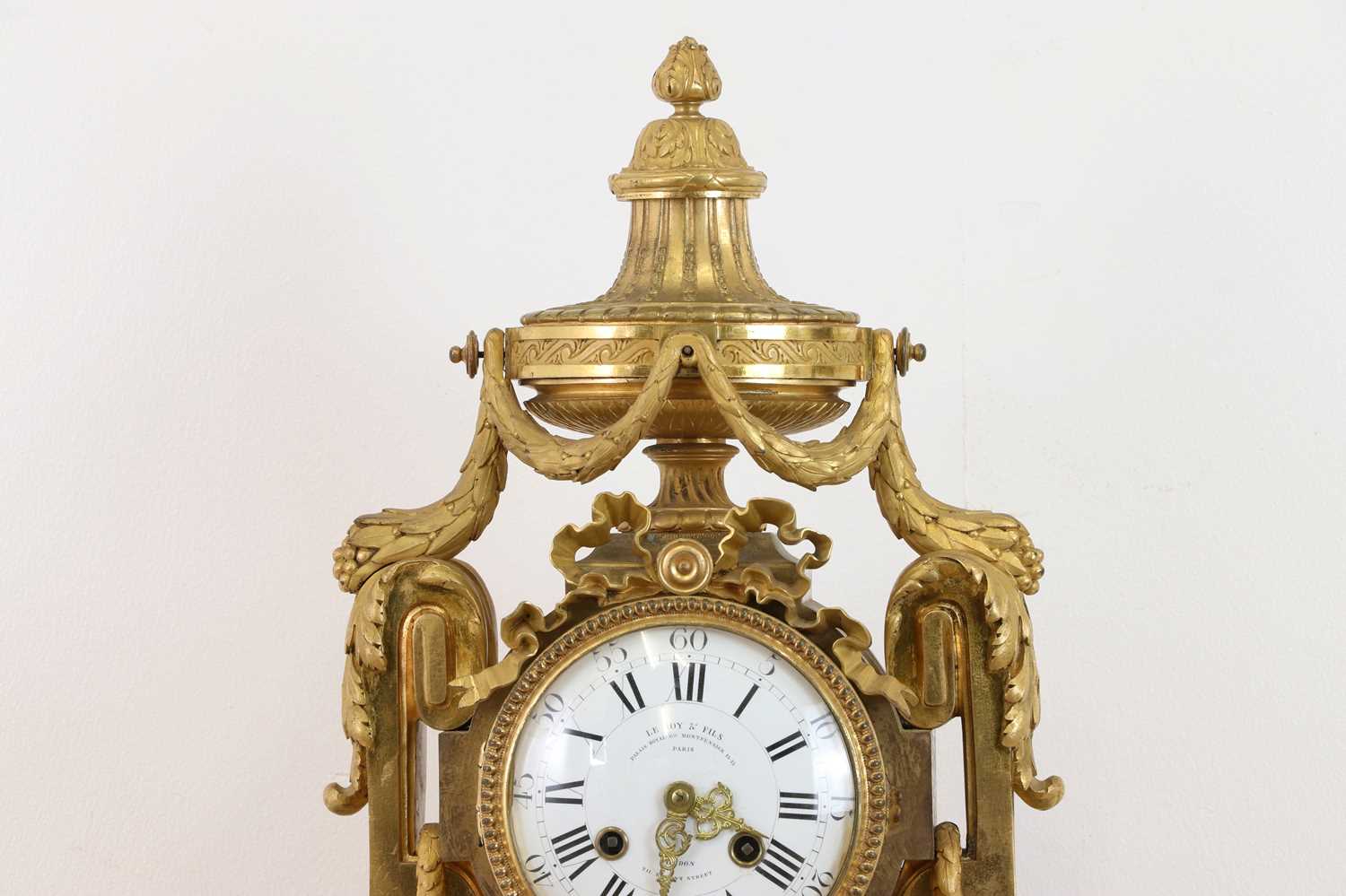 An Empire-style ormolu mantel clock, - Image 6 of 24