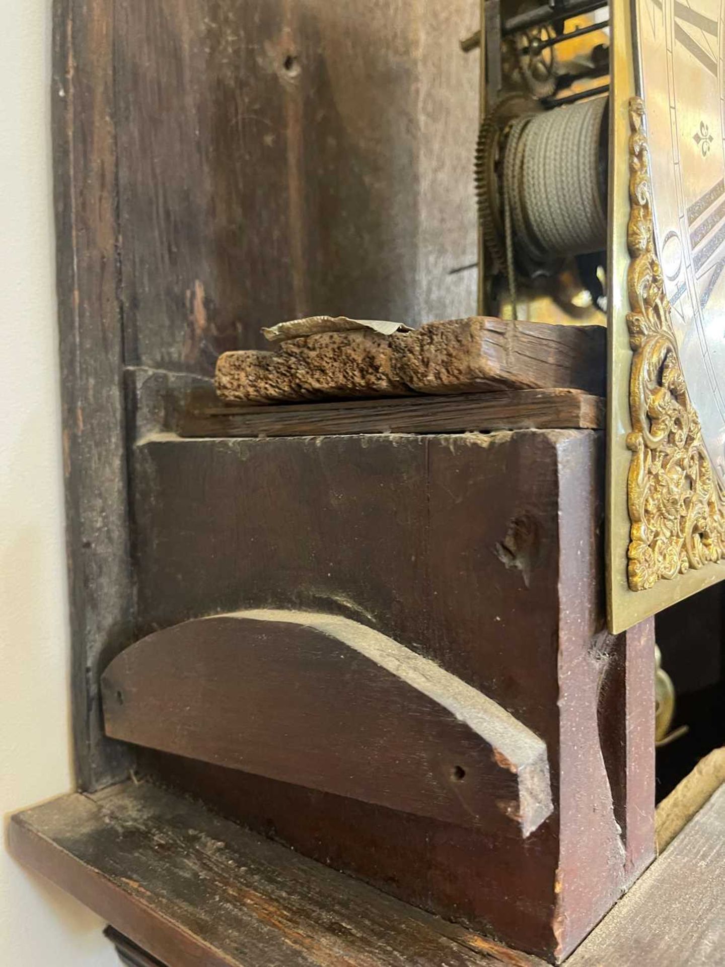 A George III mahogany longcase clock, - Bild 24 aus 26