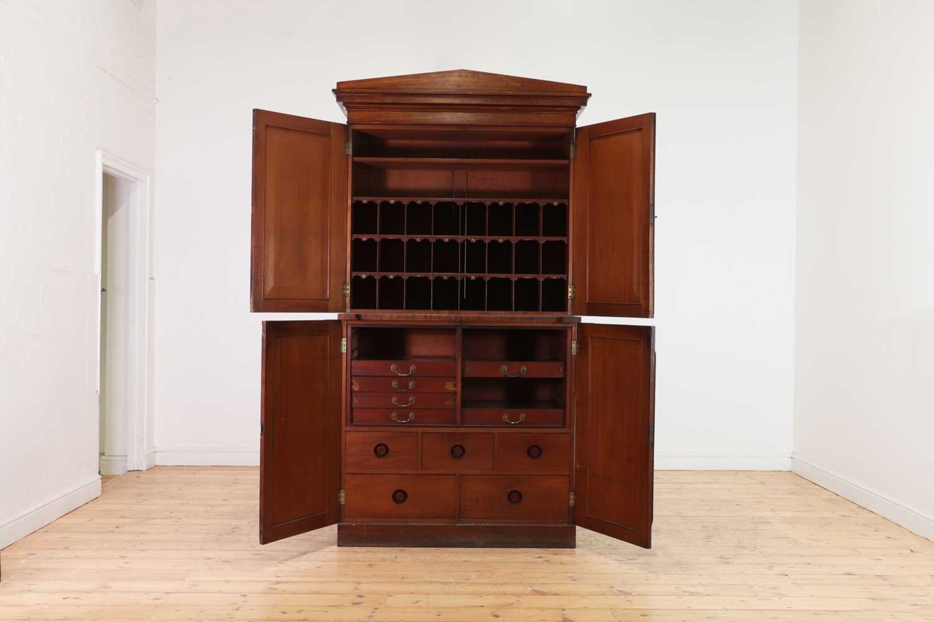 A George IV figured mahogany collector's cabinet, - Image 3 of 13