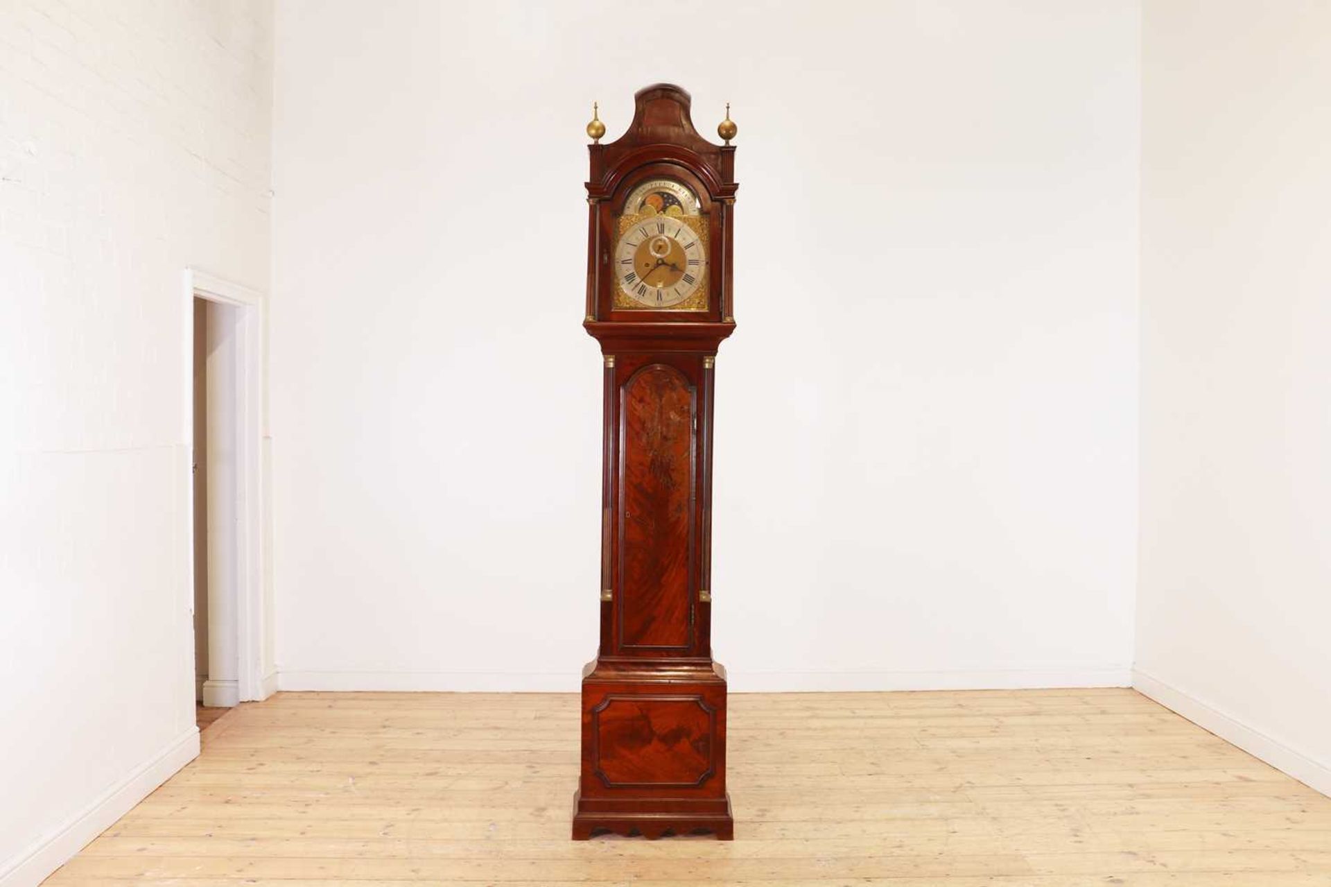 A George III mahogany longcase clock,