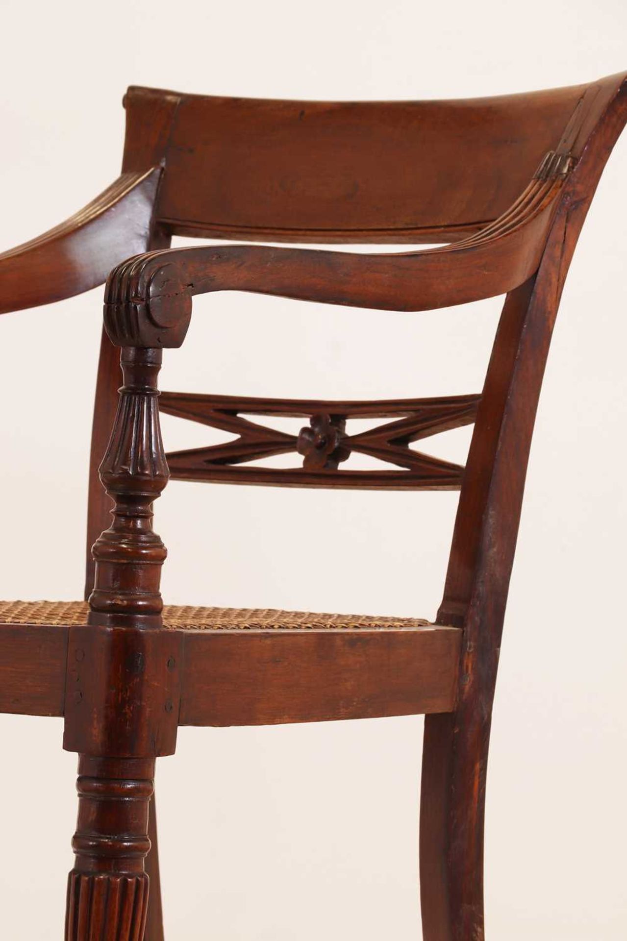 A set of eight hardwood dining chairs, - Image 4 of 48