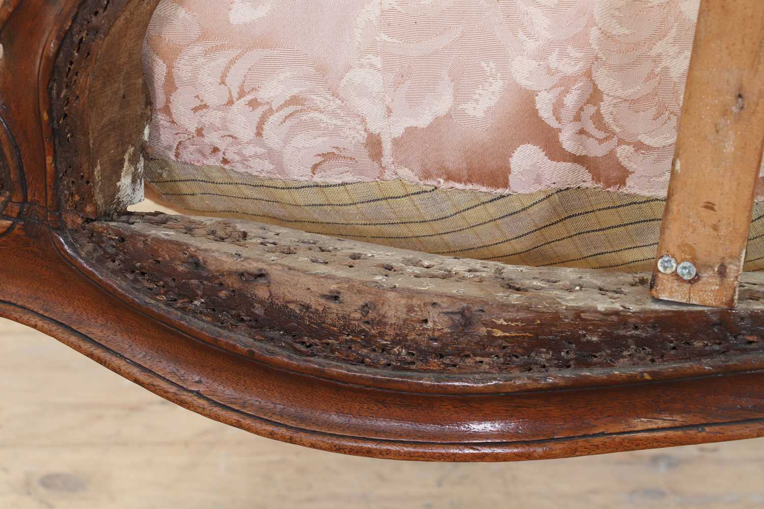 A Louis XV carved walnut duchesse brisée, - Image 10 of 12