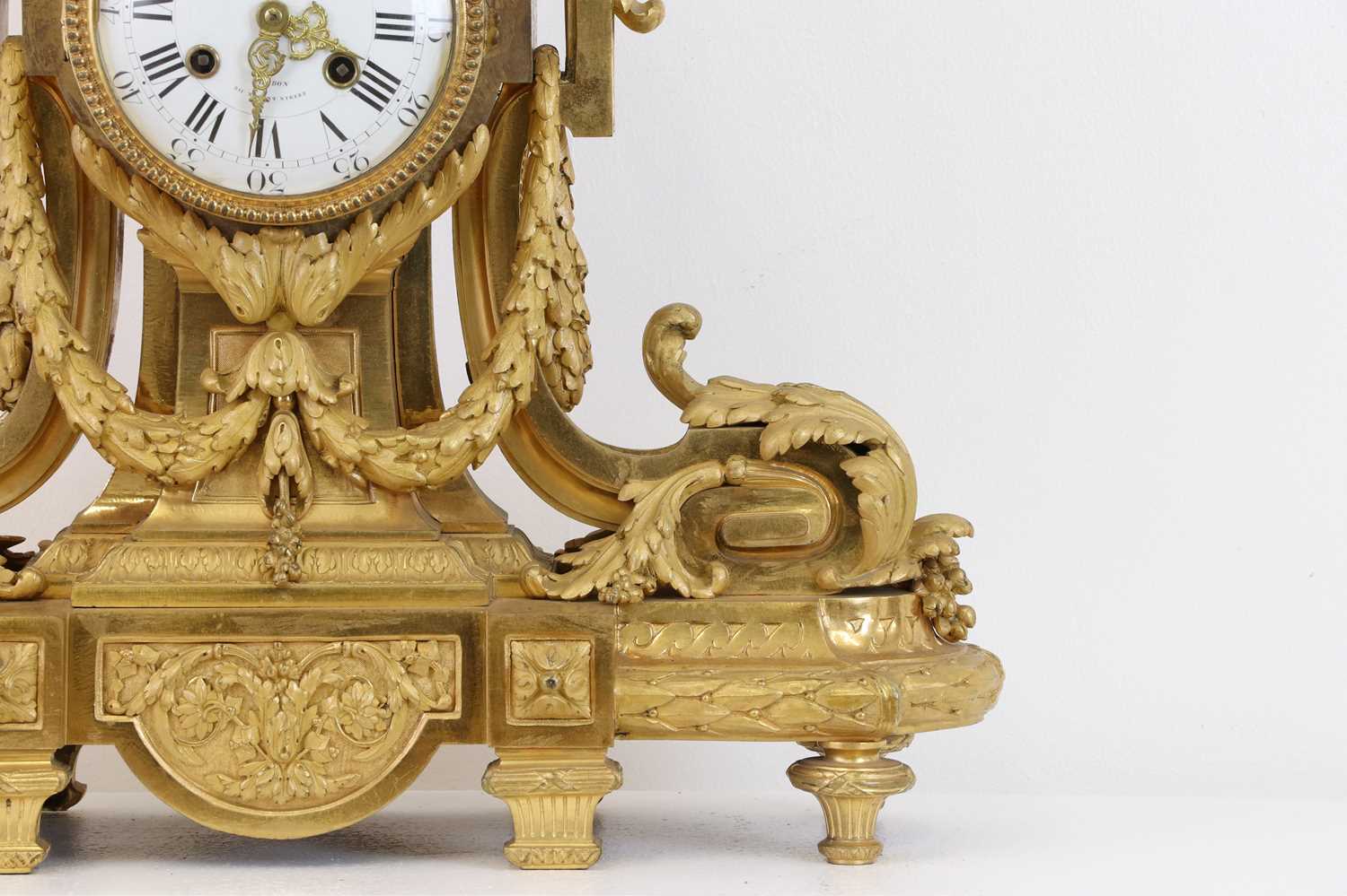 An Empire-style ormolu mantel clock, - Image 8 of 24