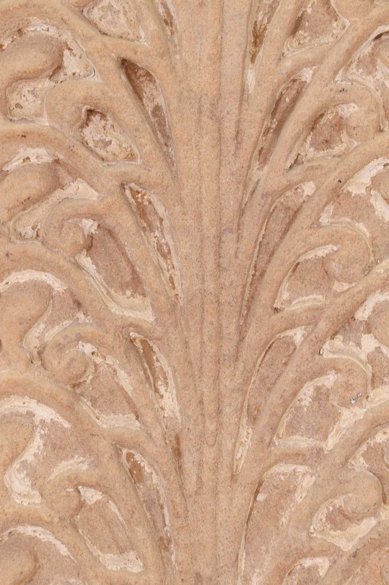 A Mughal red sandstone pilaster - Image 5 of 7