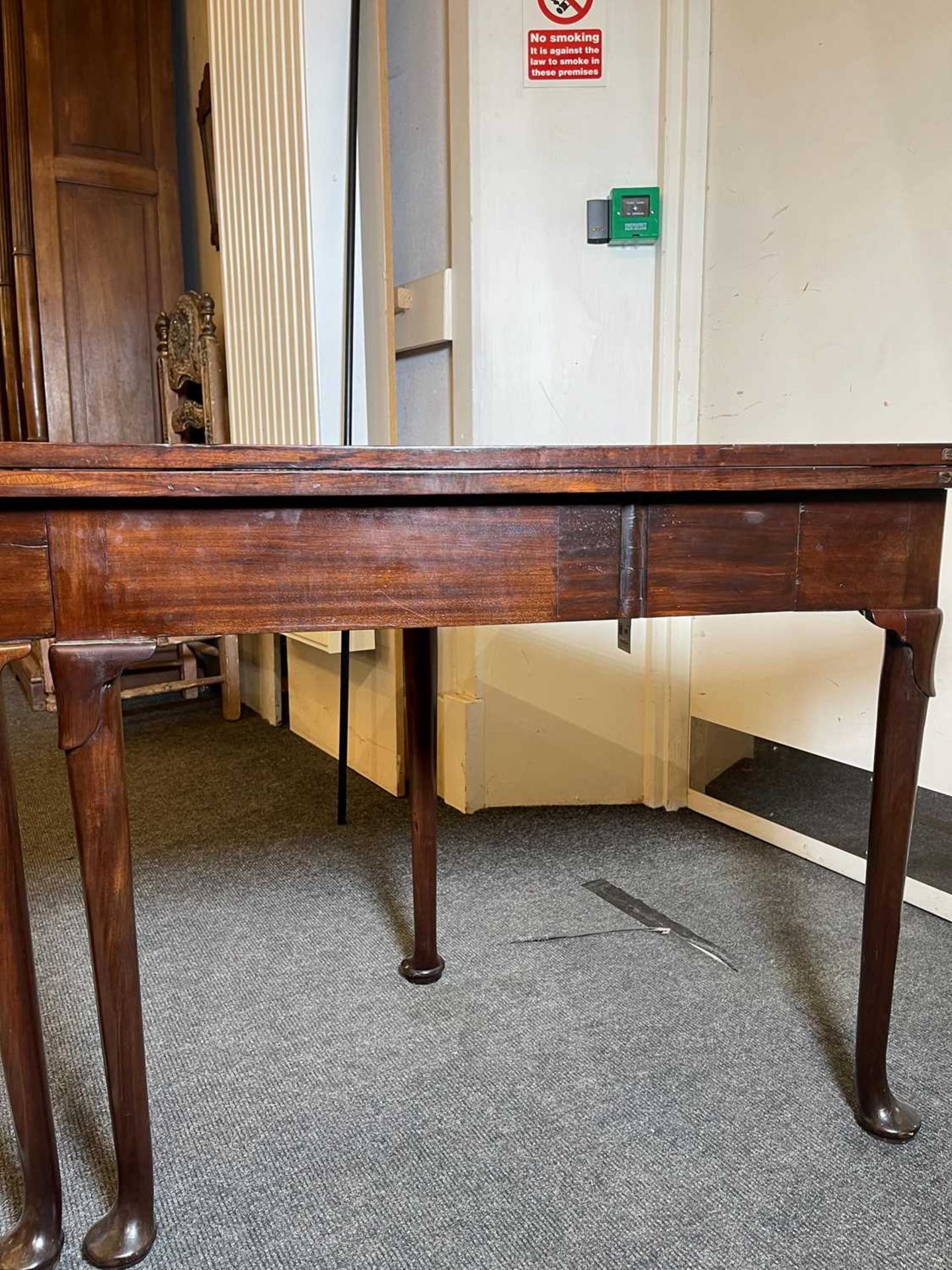 A mahogany triangular tea table, - Image 33 of 37