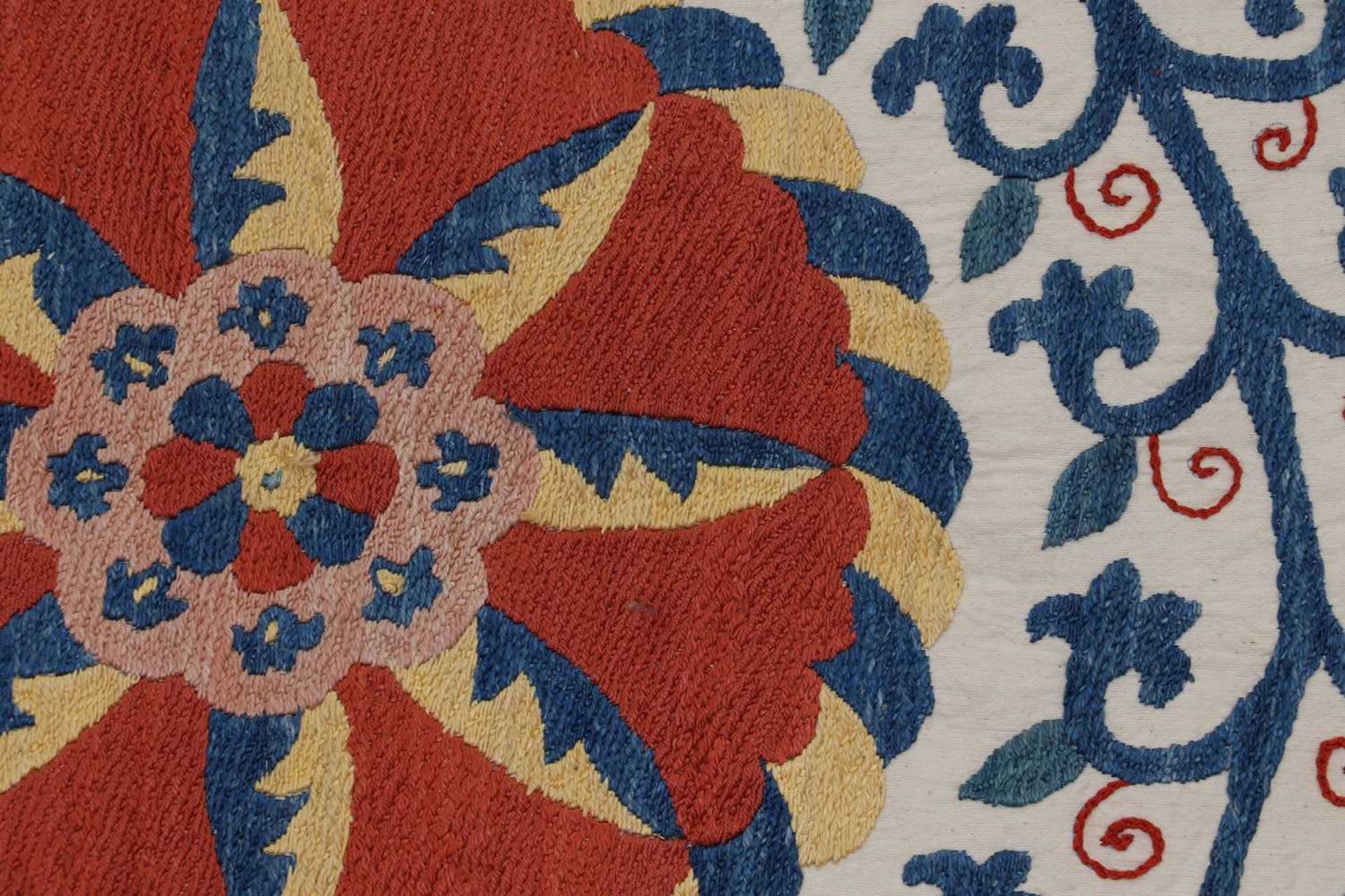 A suzani textile, - Image 7 of 8