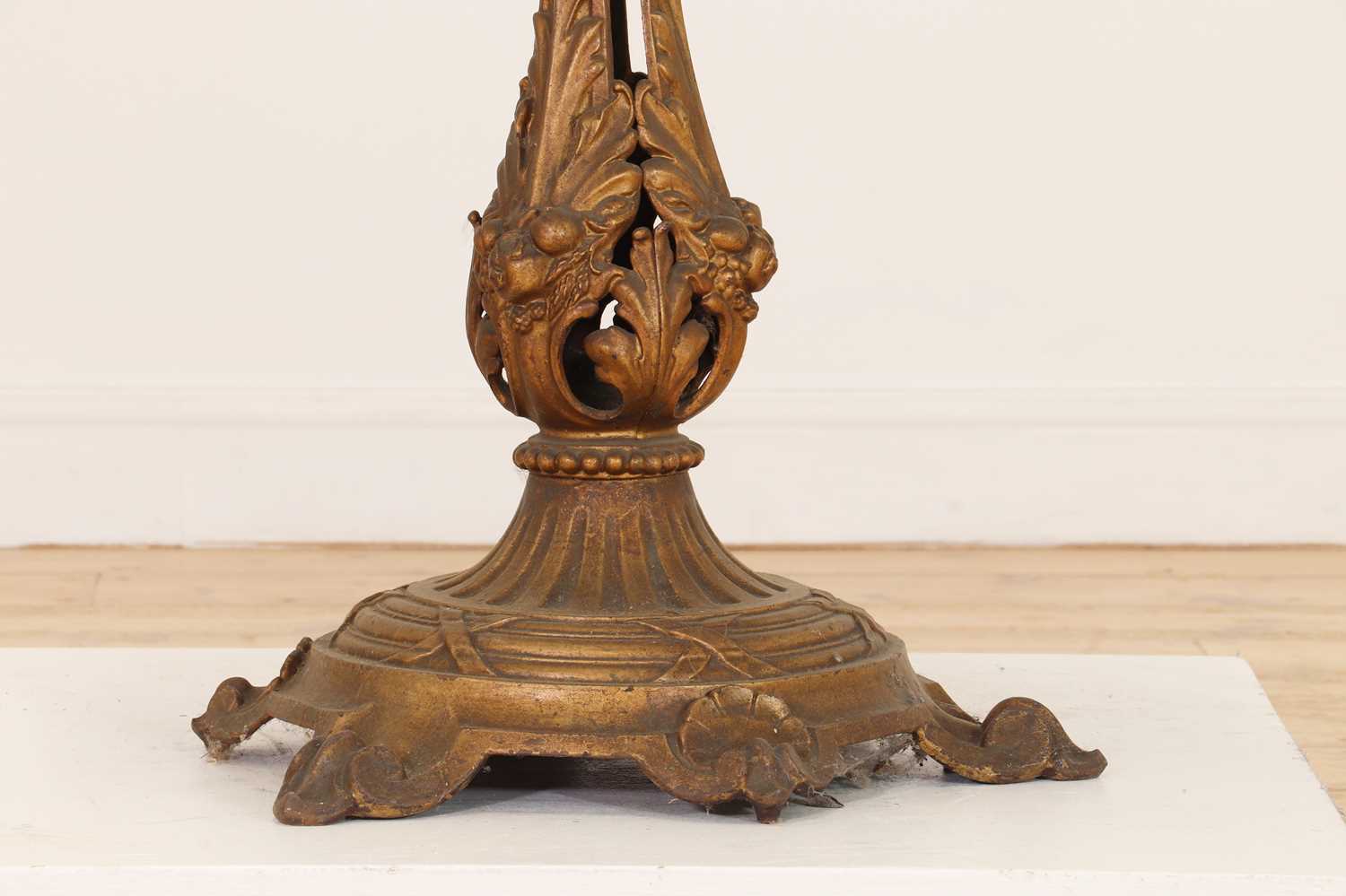 A grand-tour-style bronze and marble occasional table, - Image 7 of 27