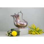 A Victorian silver and silver-gilt askos jug,
