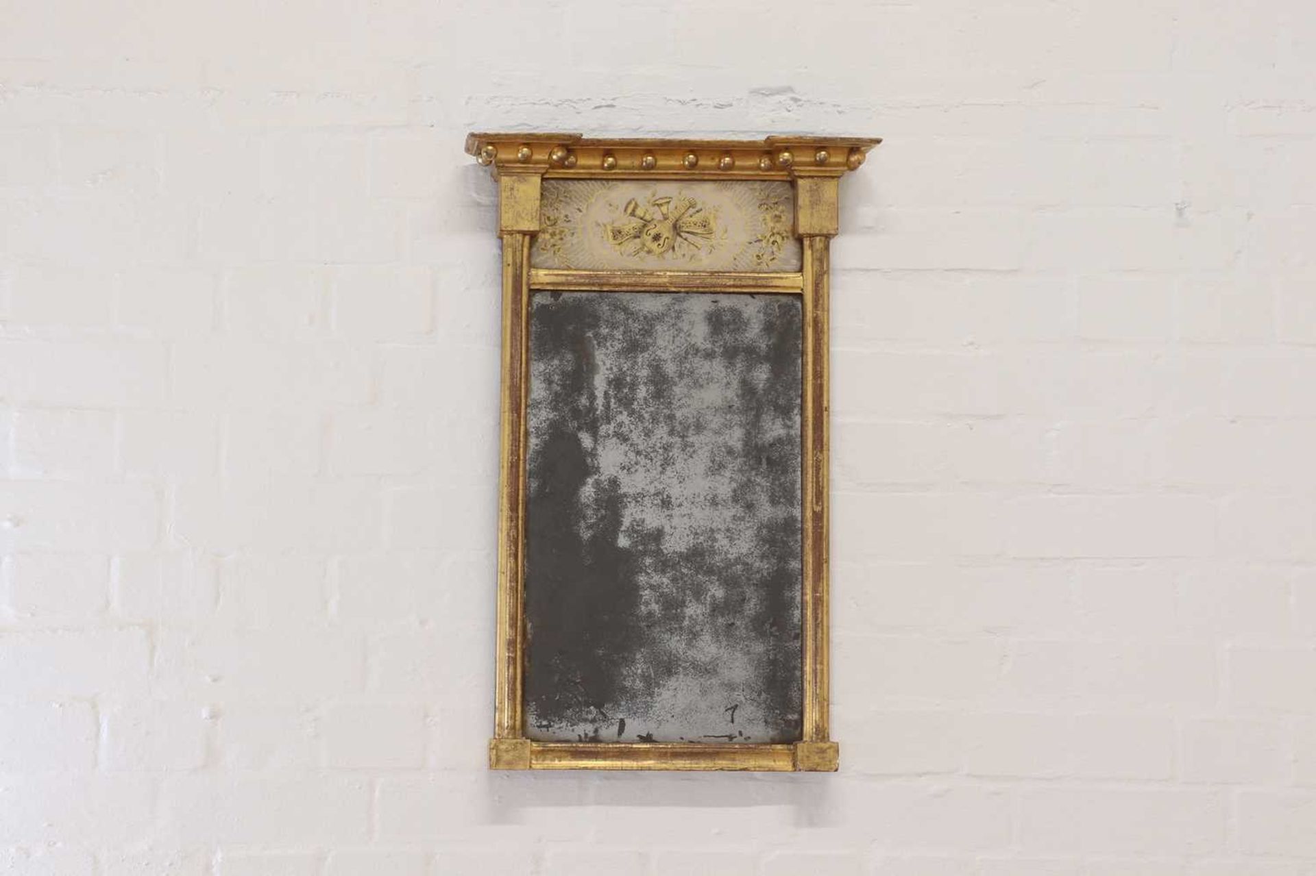 A giltwood pier mirror, - Image 3 of 6