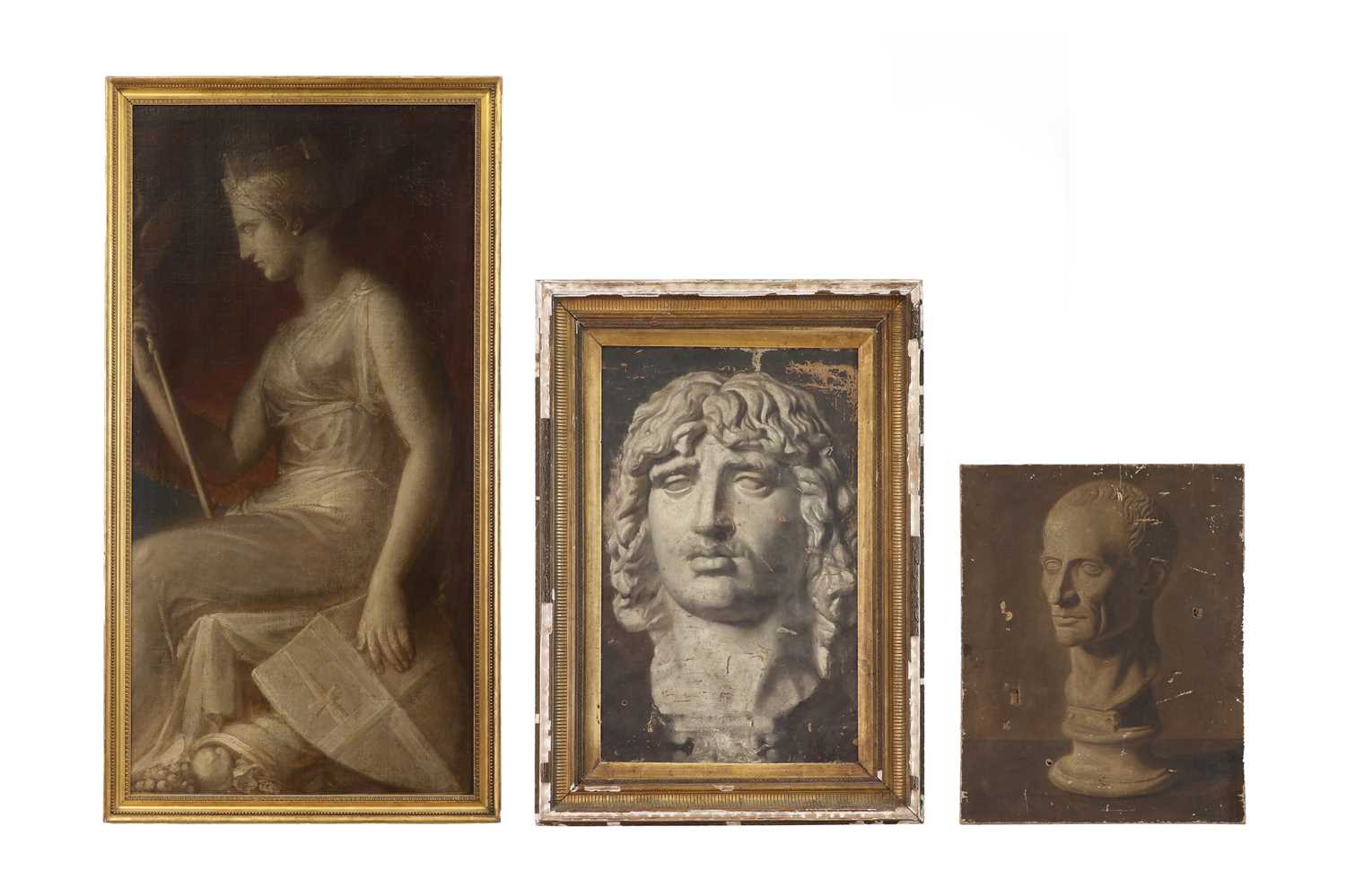 A group of decorative oil paintings,