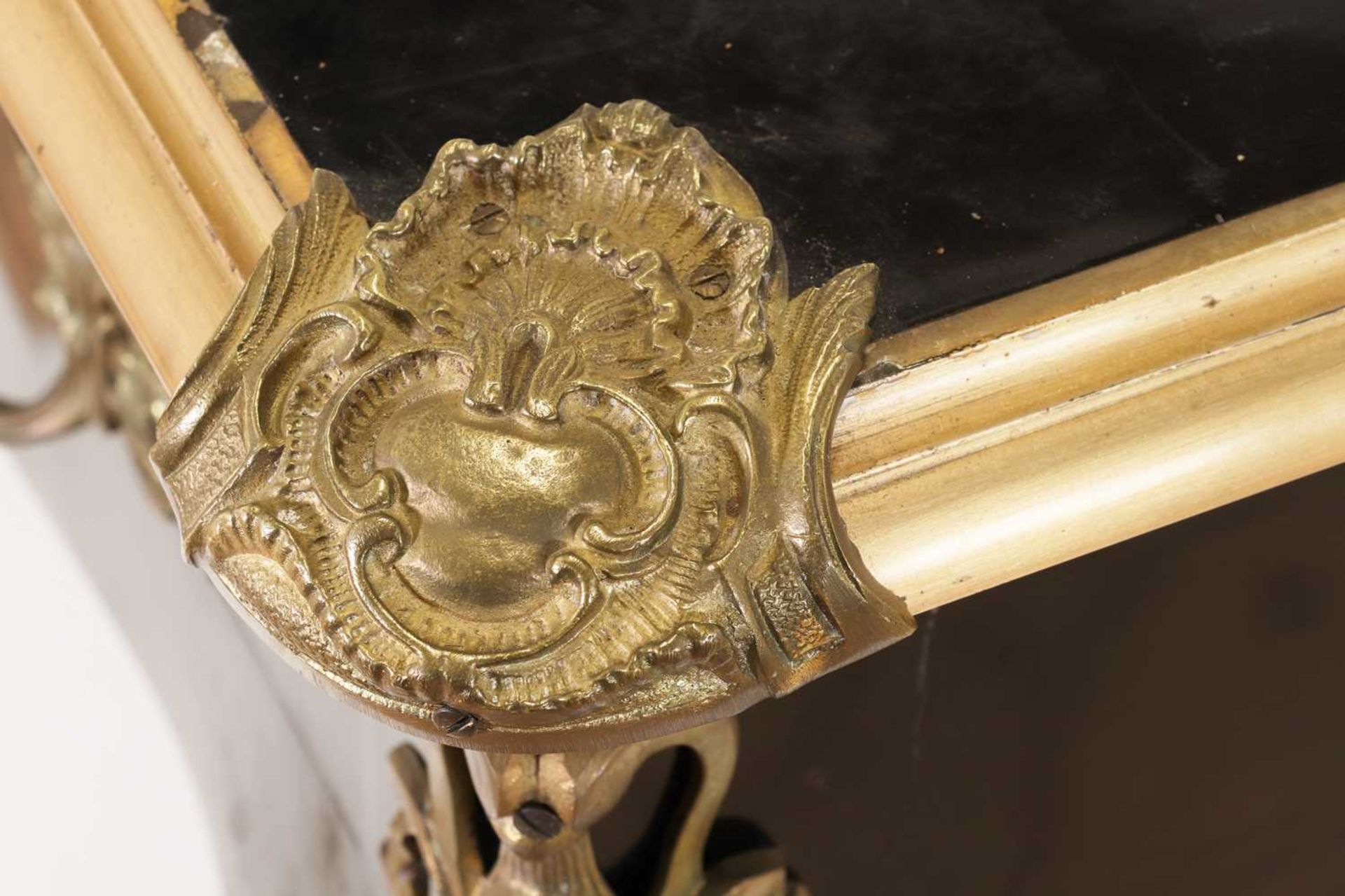 A Louis XV-style ebonised bureau plat, - Image 9 of 9