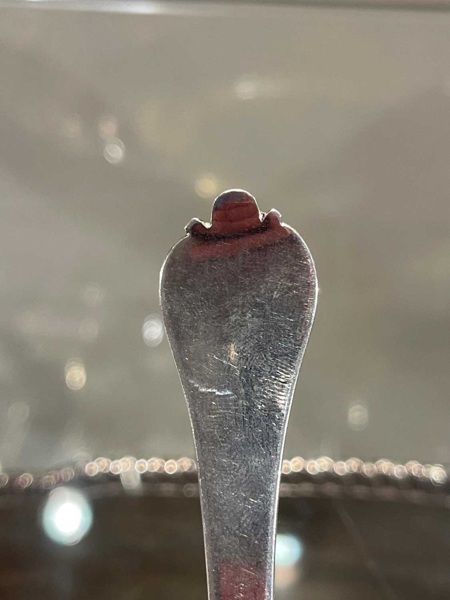 A William III East Anglian provincial silver trefid spoon, - Image 11 of 13