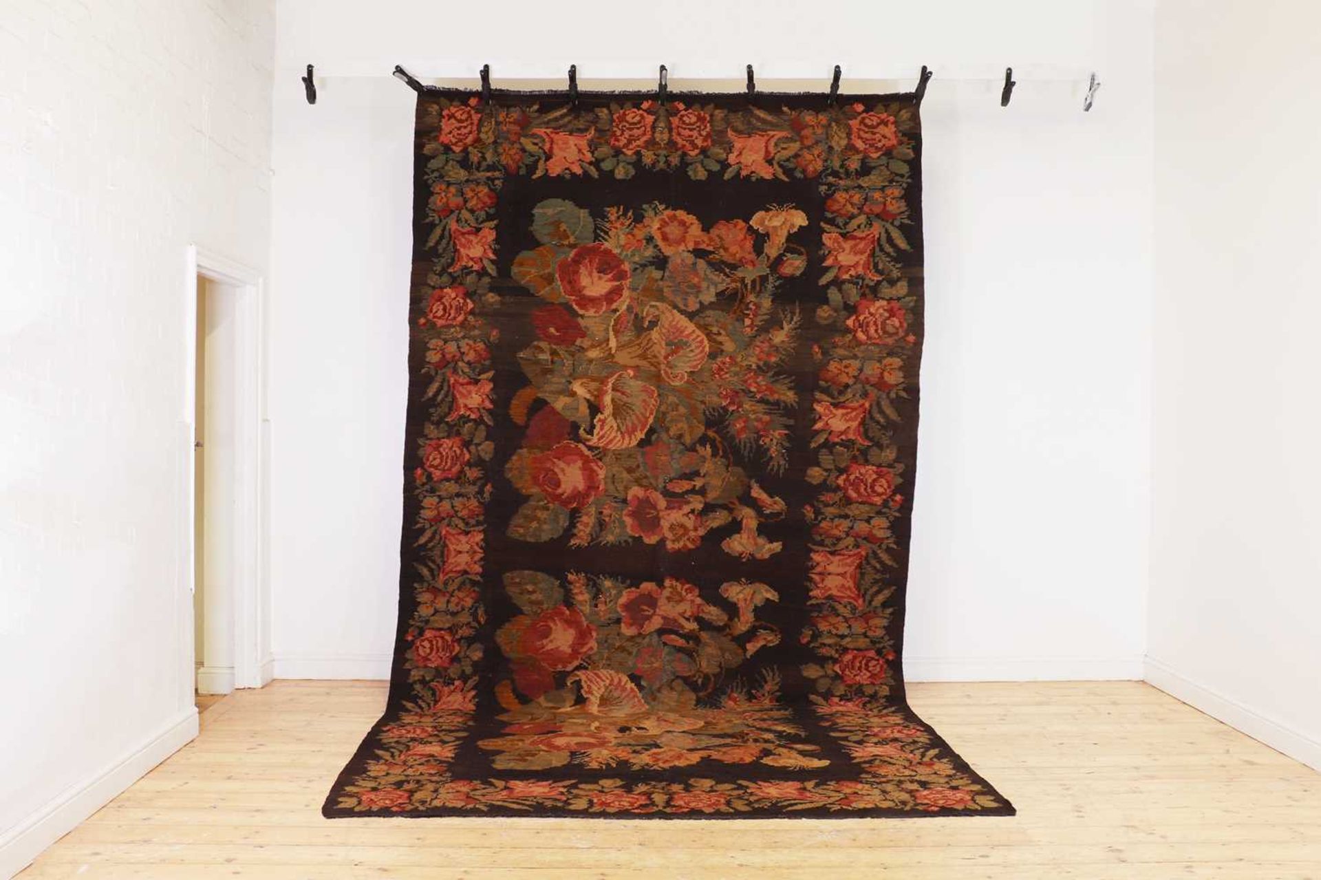 A Karabagh kilim wool carpet,