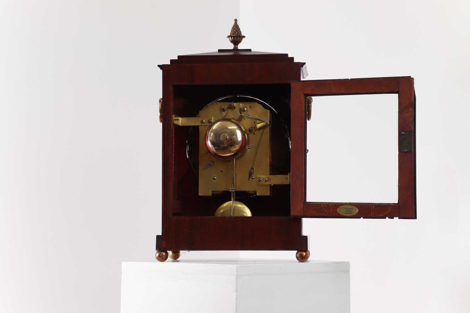 A Regency mahogany bracket clock, - Image 6 of 22