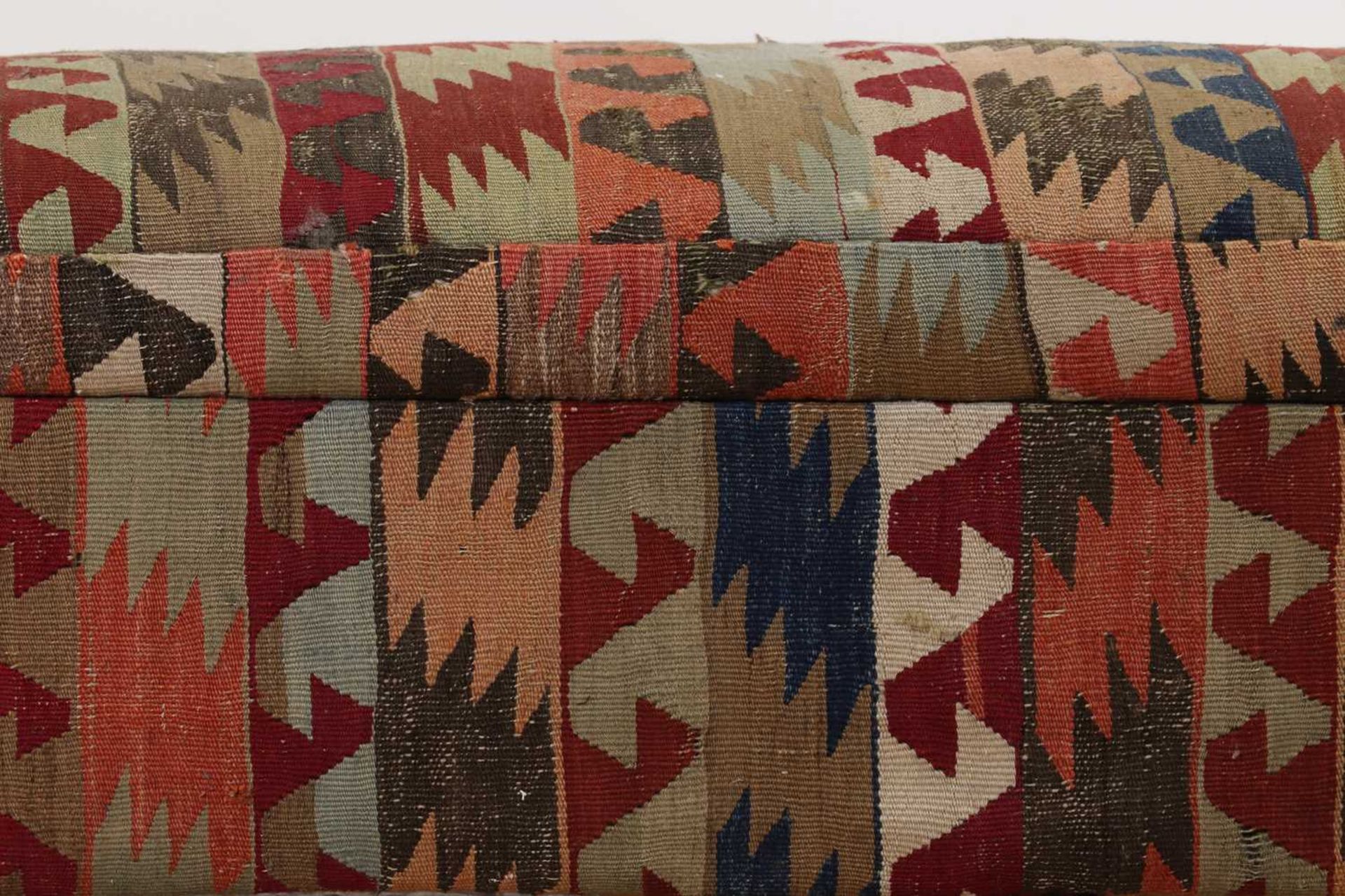 A kilim-upholstered Ottoman daybed - Image 6 of 8