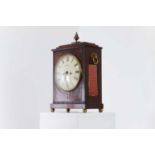 A Regency mahogany bracket clock,