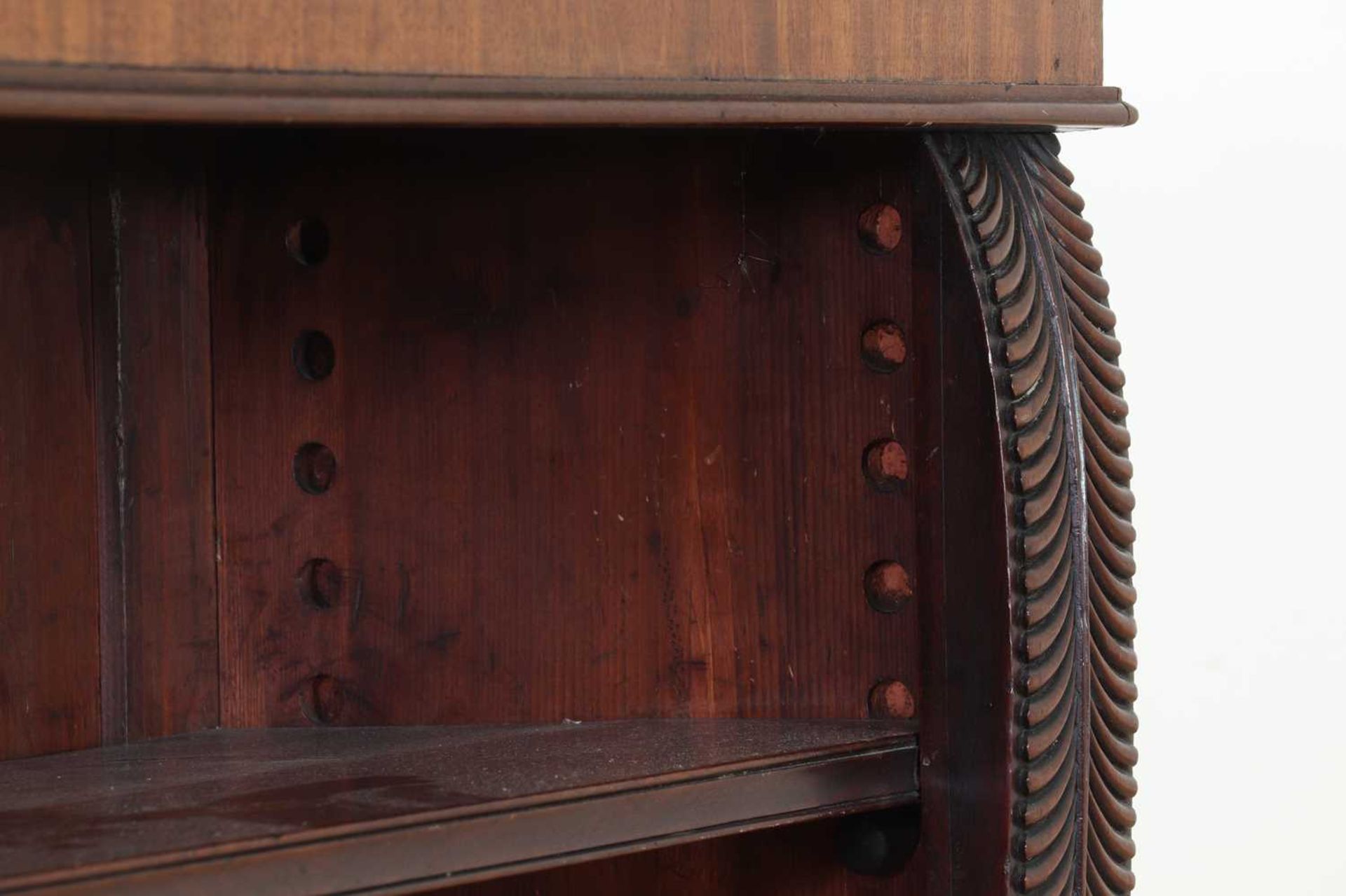 A George IV mahogany low open bookcase - Image 6 of 6