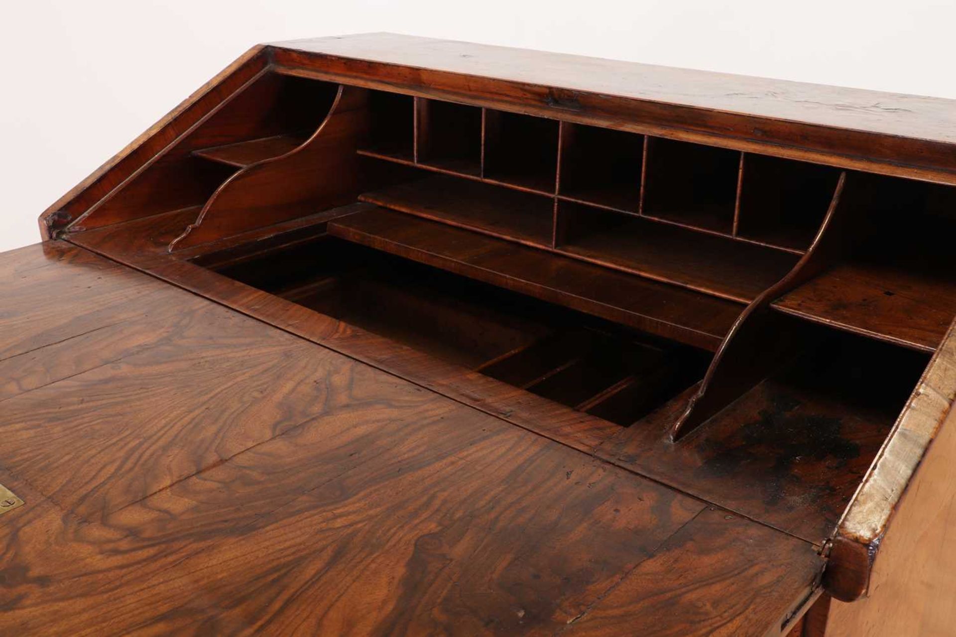 A walnut bureau, - Image 7 of 36