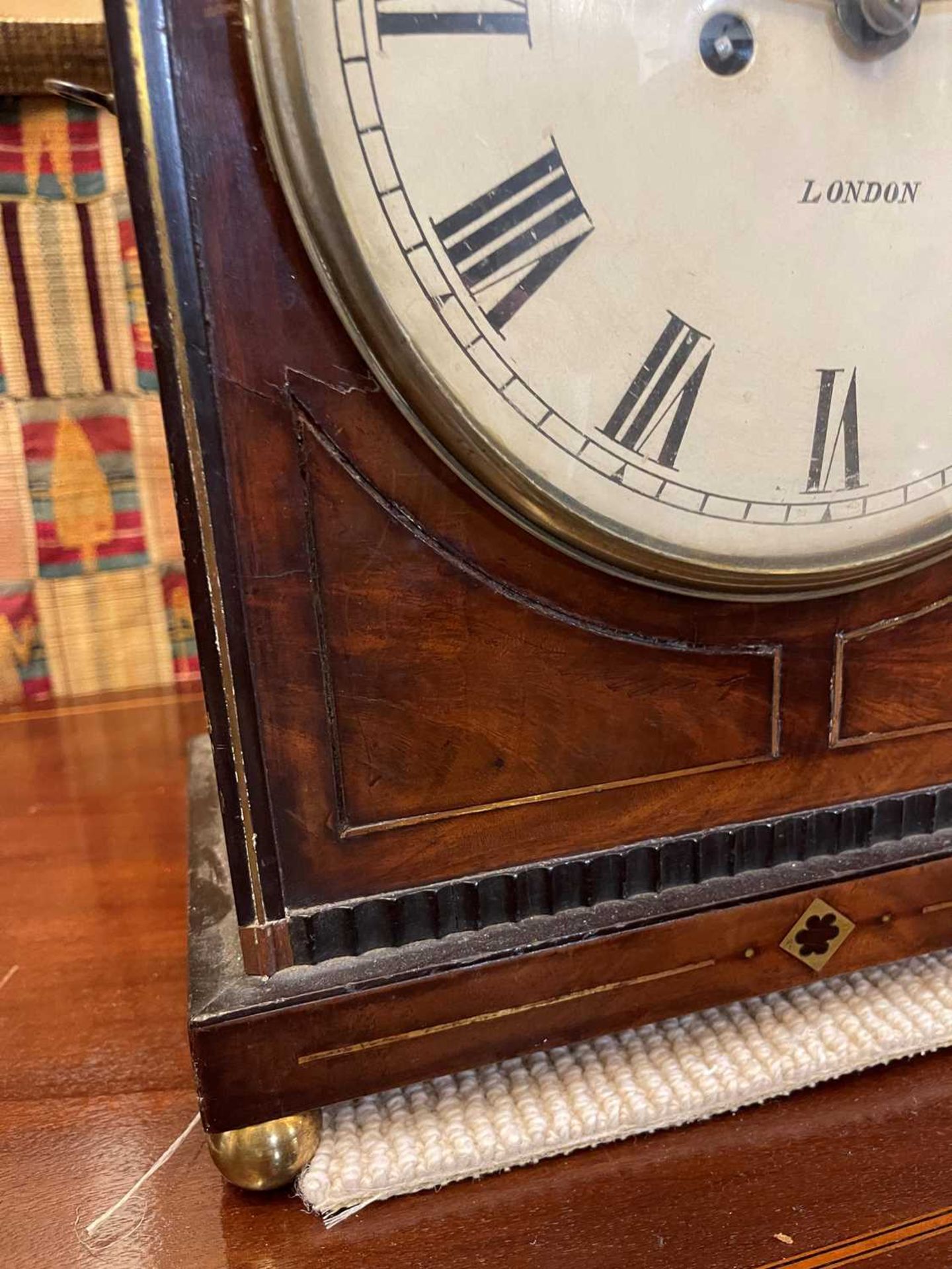 A Regency mahogany bracket clock, - Bild 12 aus 22