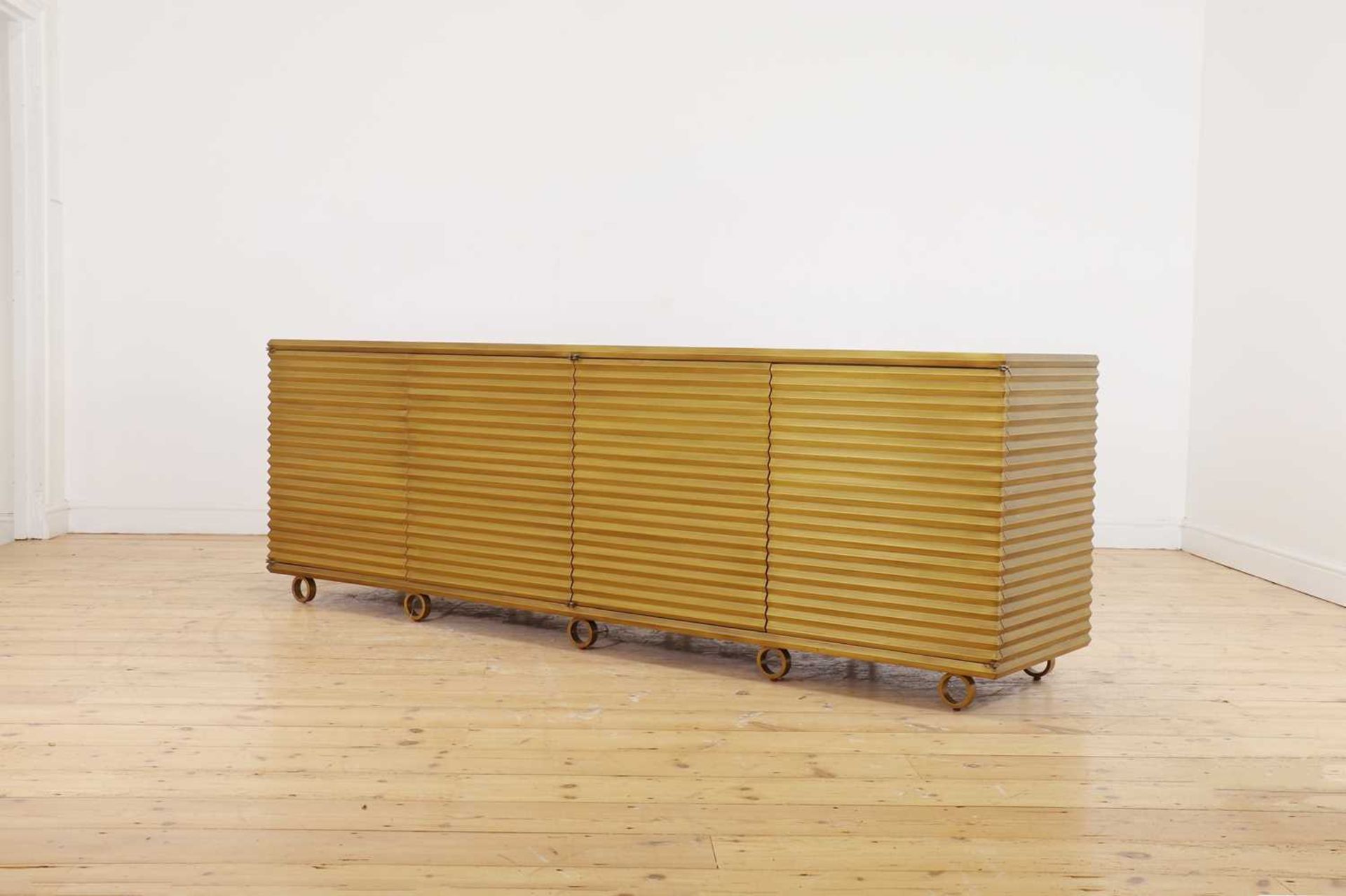 A brass 'Portobello' cabinet by Julian Chichester,