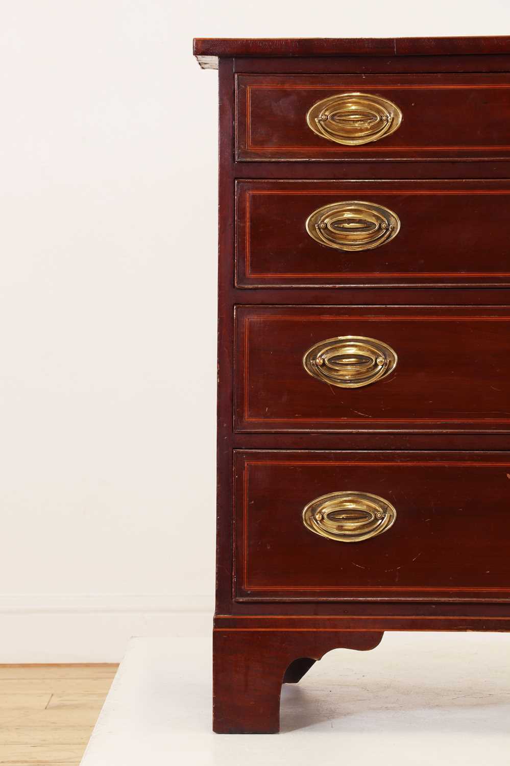 A George III-style mahogany chest of drawers, - Image 5 of 8