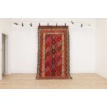 A Persian Qashqai kilim wool rug,