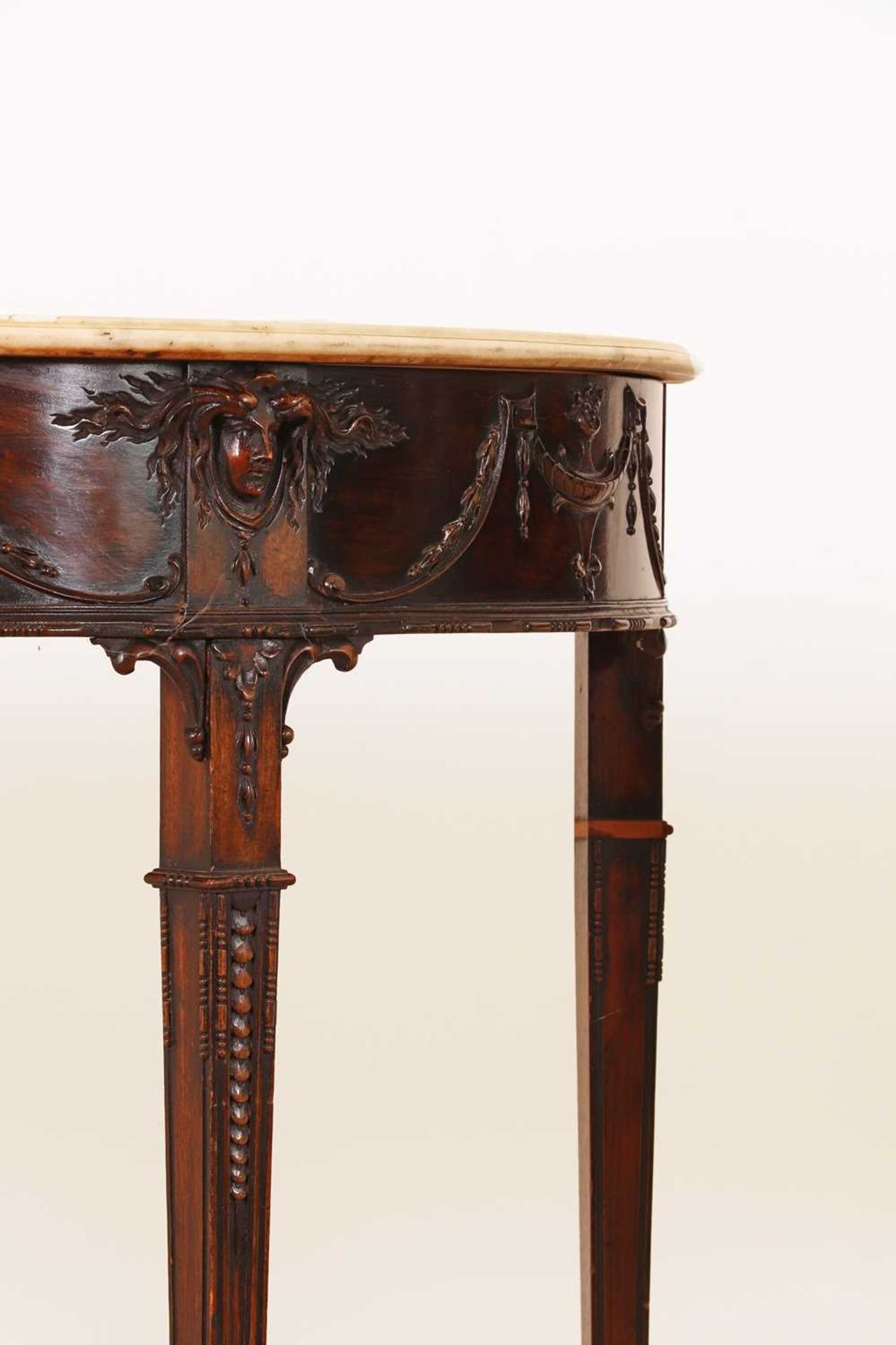 A pair of George III-style mahogany pier tables in the manner of Robert Adam, - Image 11 of 33