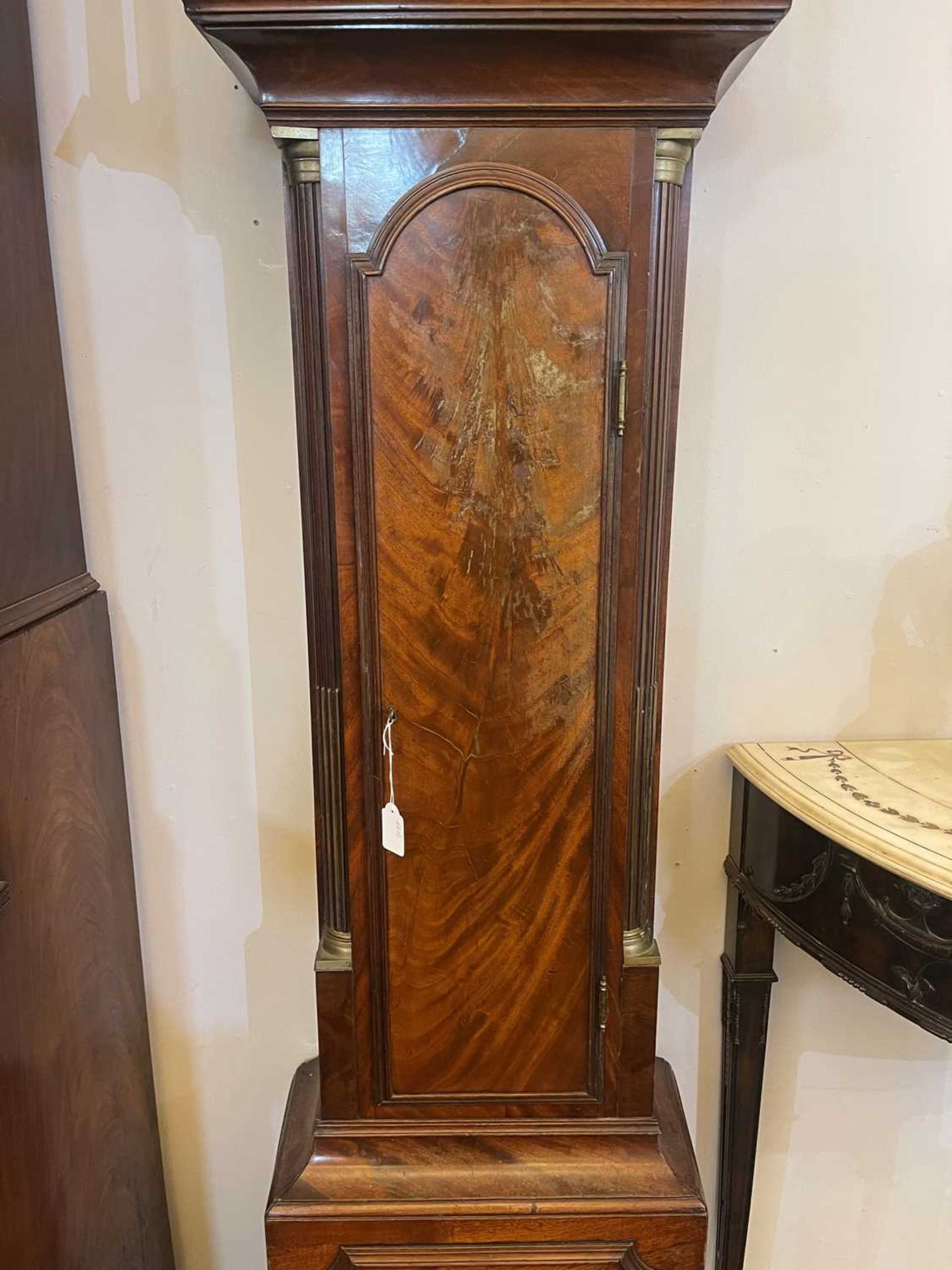 A George III mahogany longcase clock, - Image 15 of 26