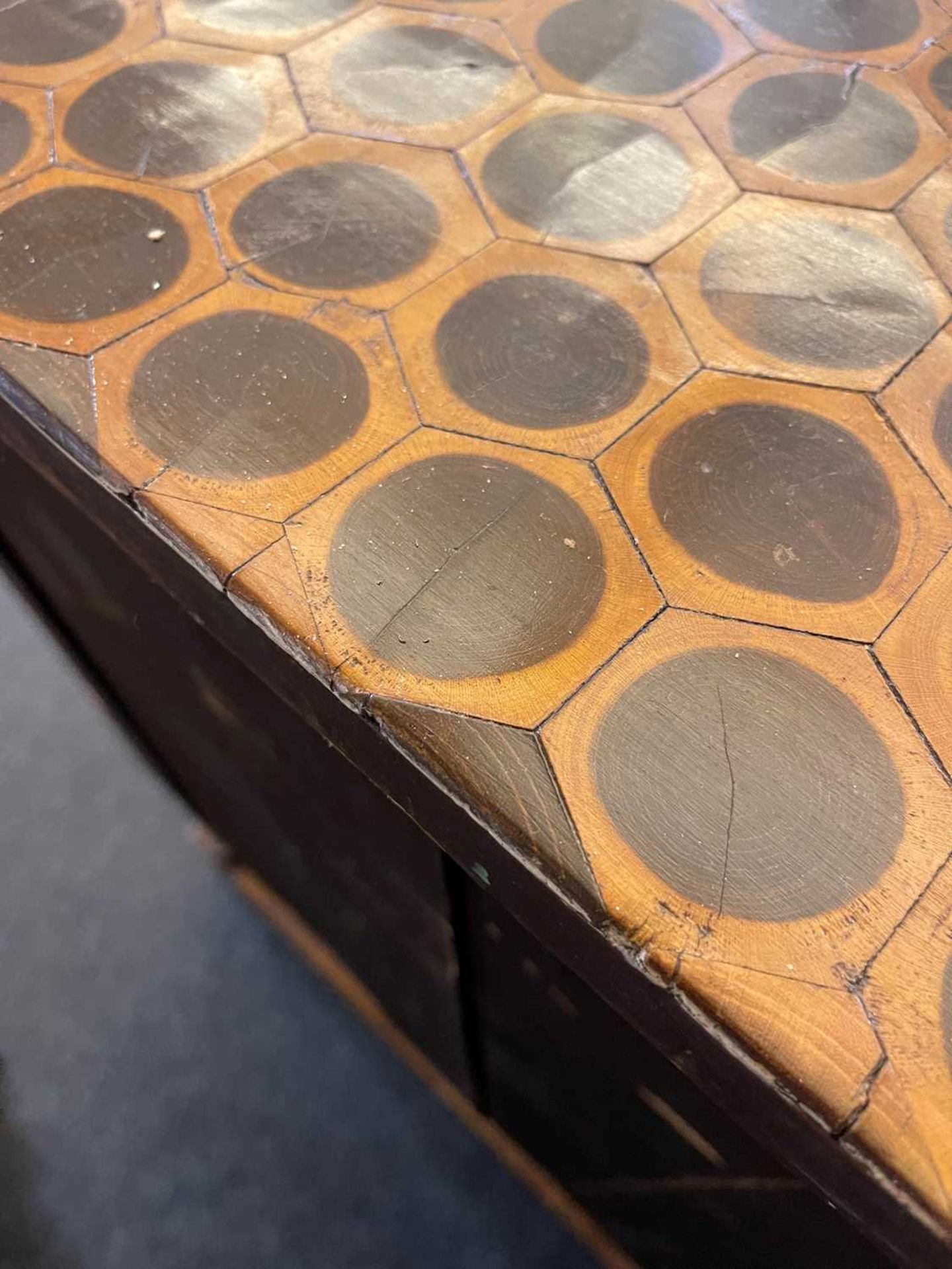 An oyster-veneered laburnum, maple and walnut collector's cabinet, - Image 25 of 33