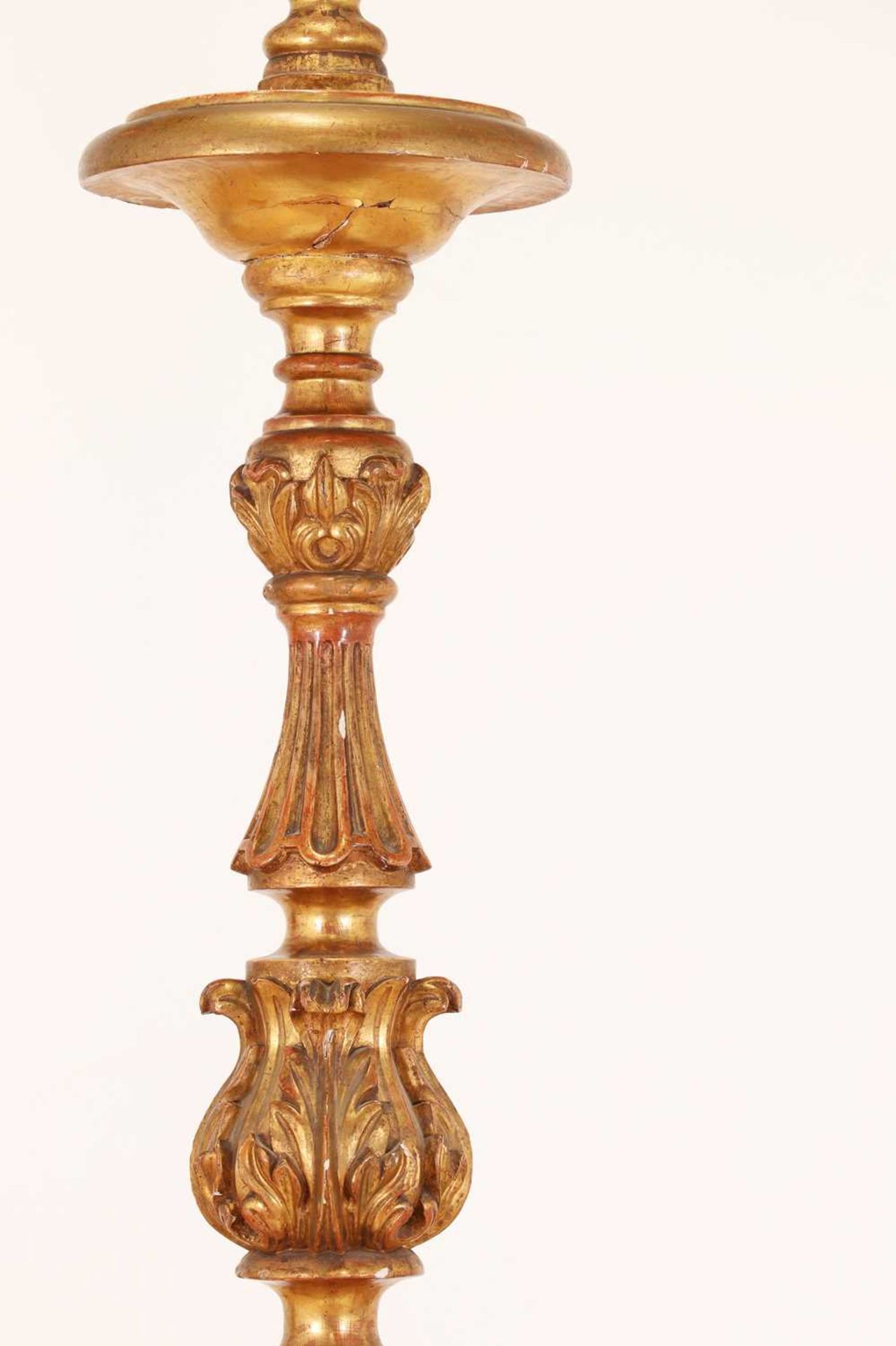 A baroque carved giltwood torchère, - Image 5 of 6