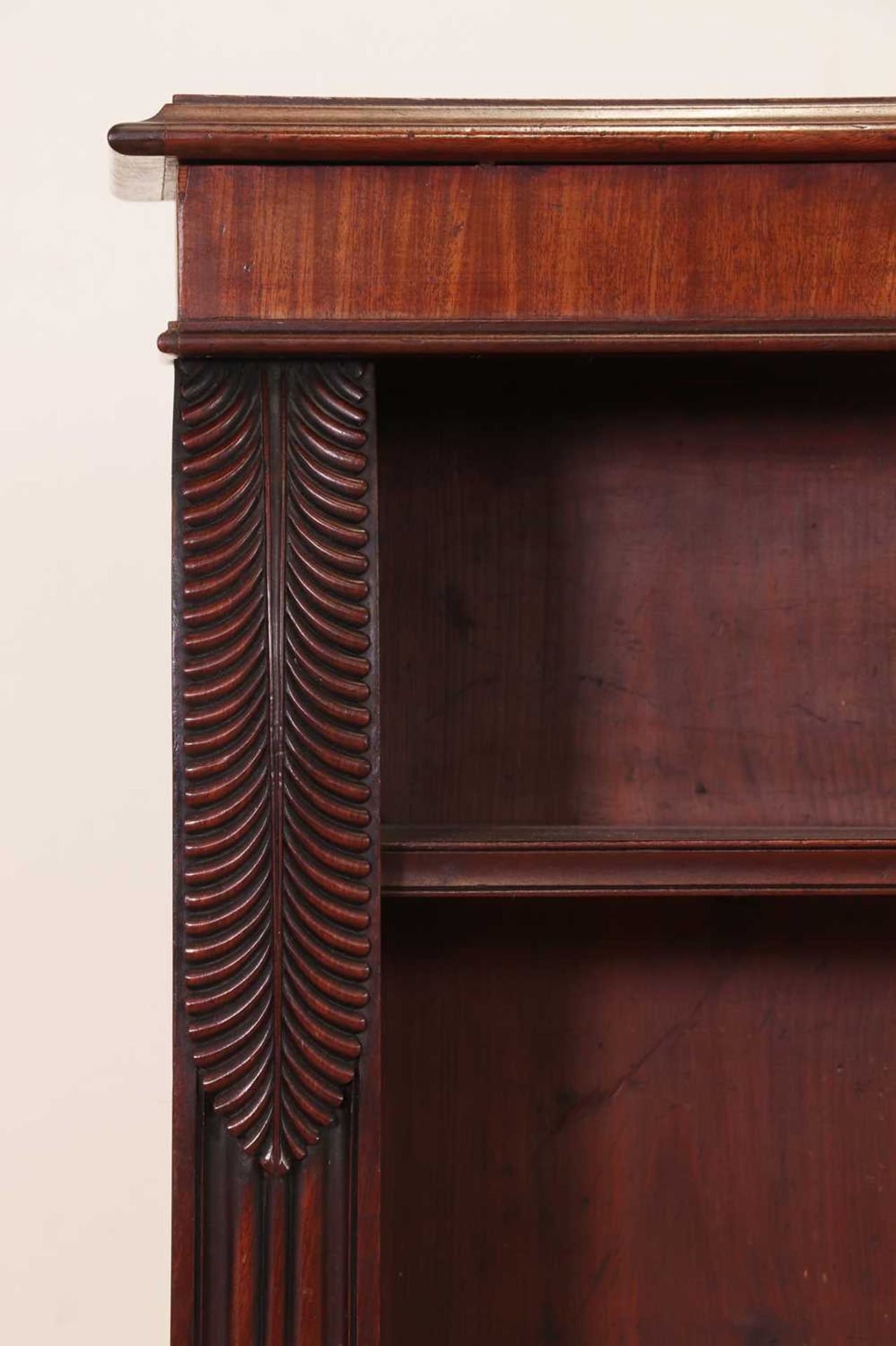 A George IV mahogany low open bookcase - Image 5 of 6