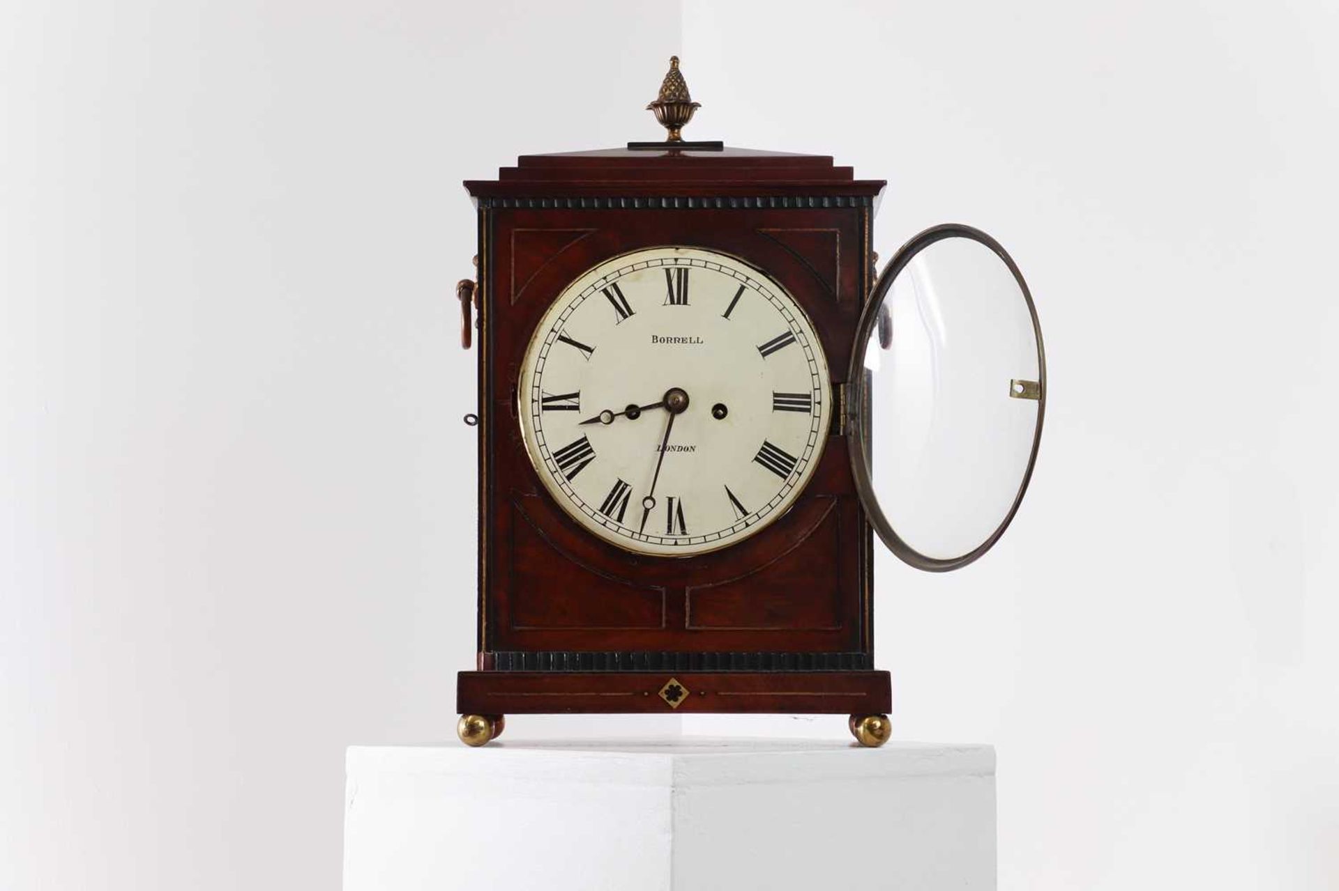 A Regency mahogany bracket clock, - Image 3 of 22