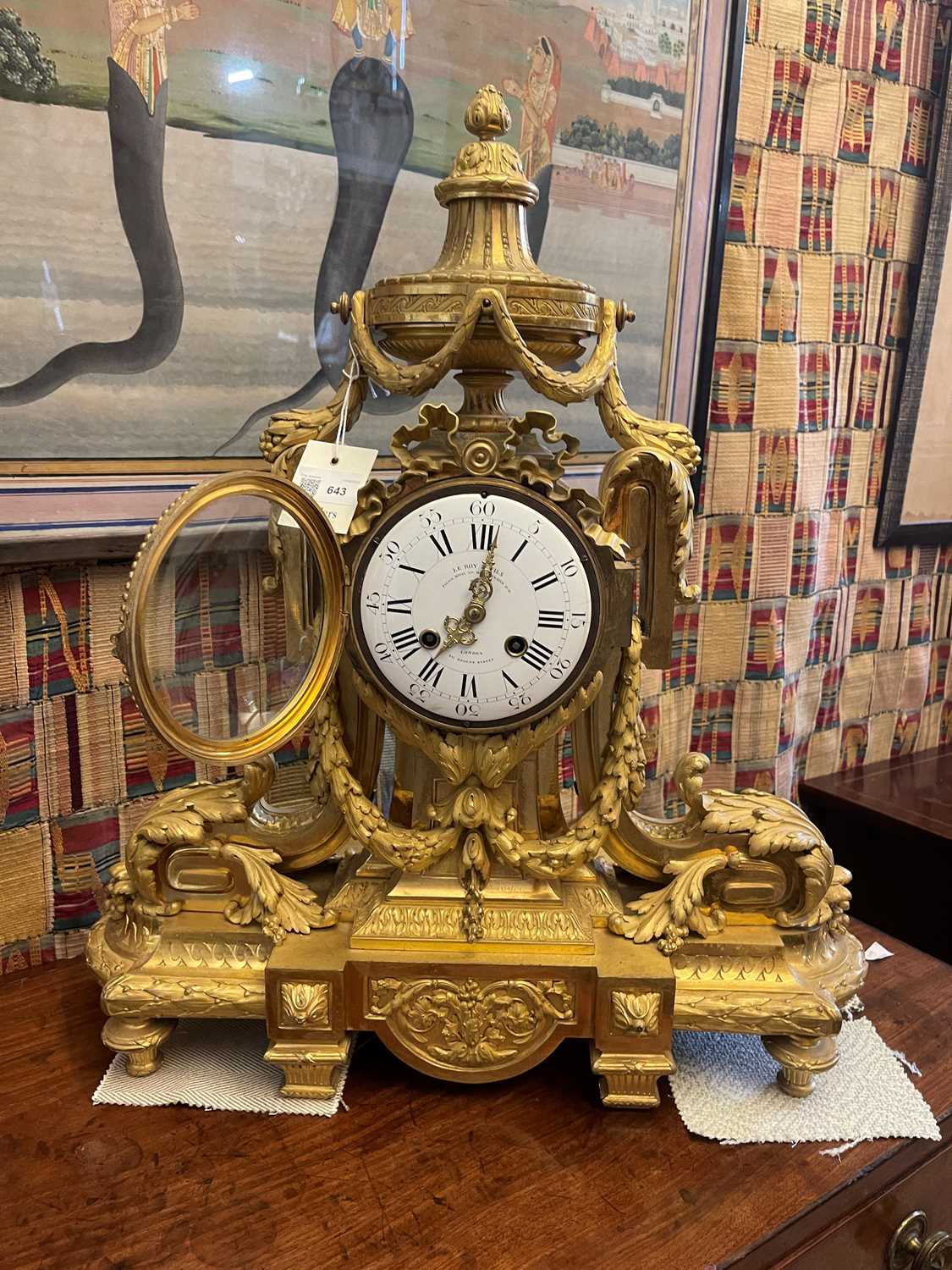 An Empire-style ormolu mantel clock, - Image 17 of 24