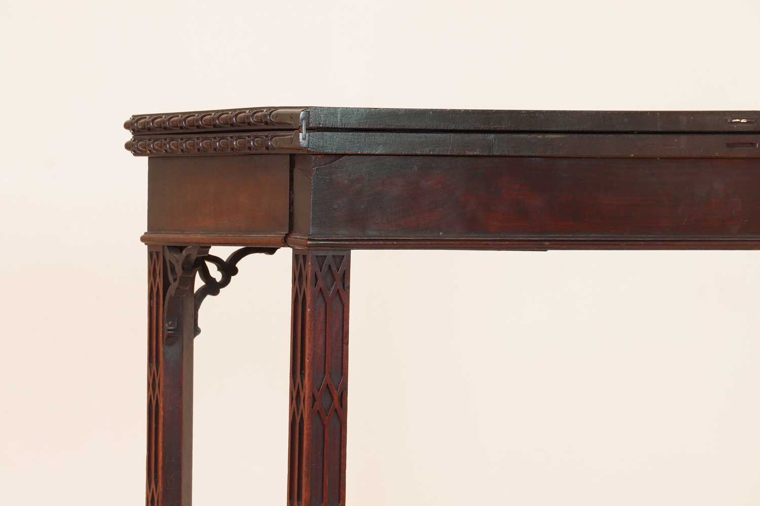 A George III mahogany card table, - Image 10 of 23